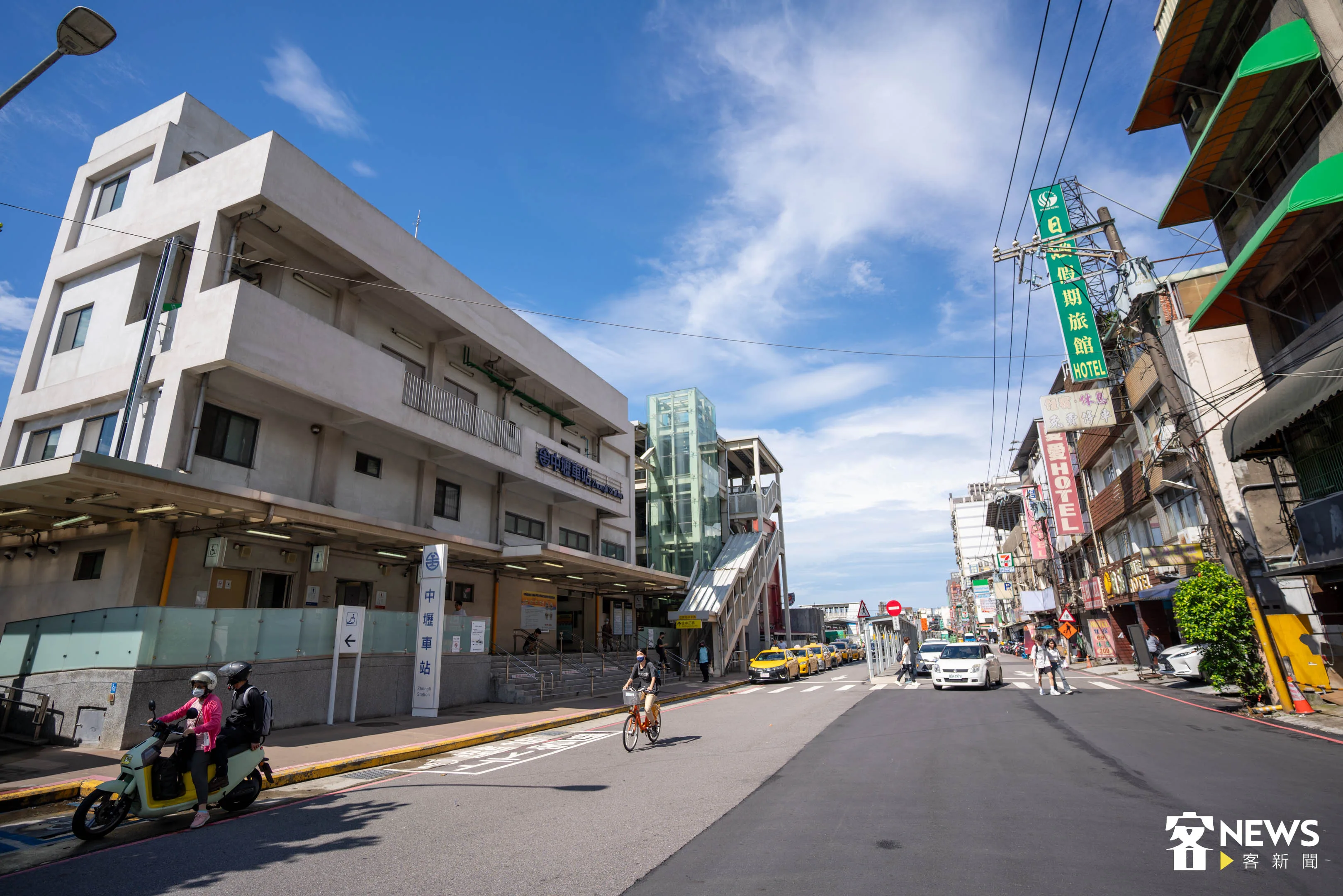 已經改建的後站,此次施工並不會受到影響。范修語攝