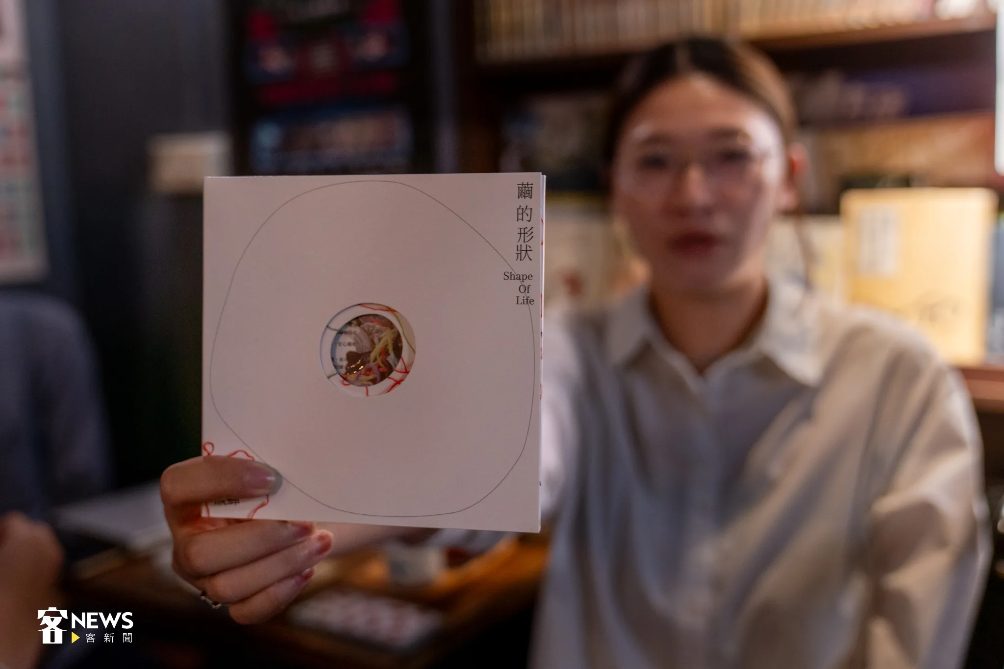 邱淑蟬與《繭的形狀》。宋佩遙攝