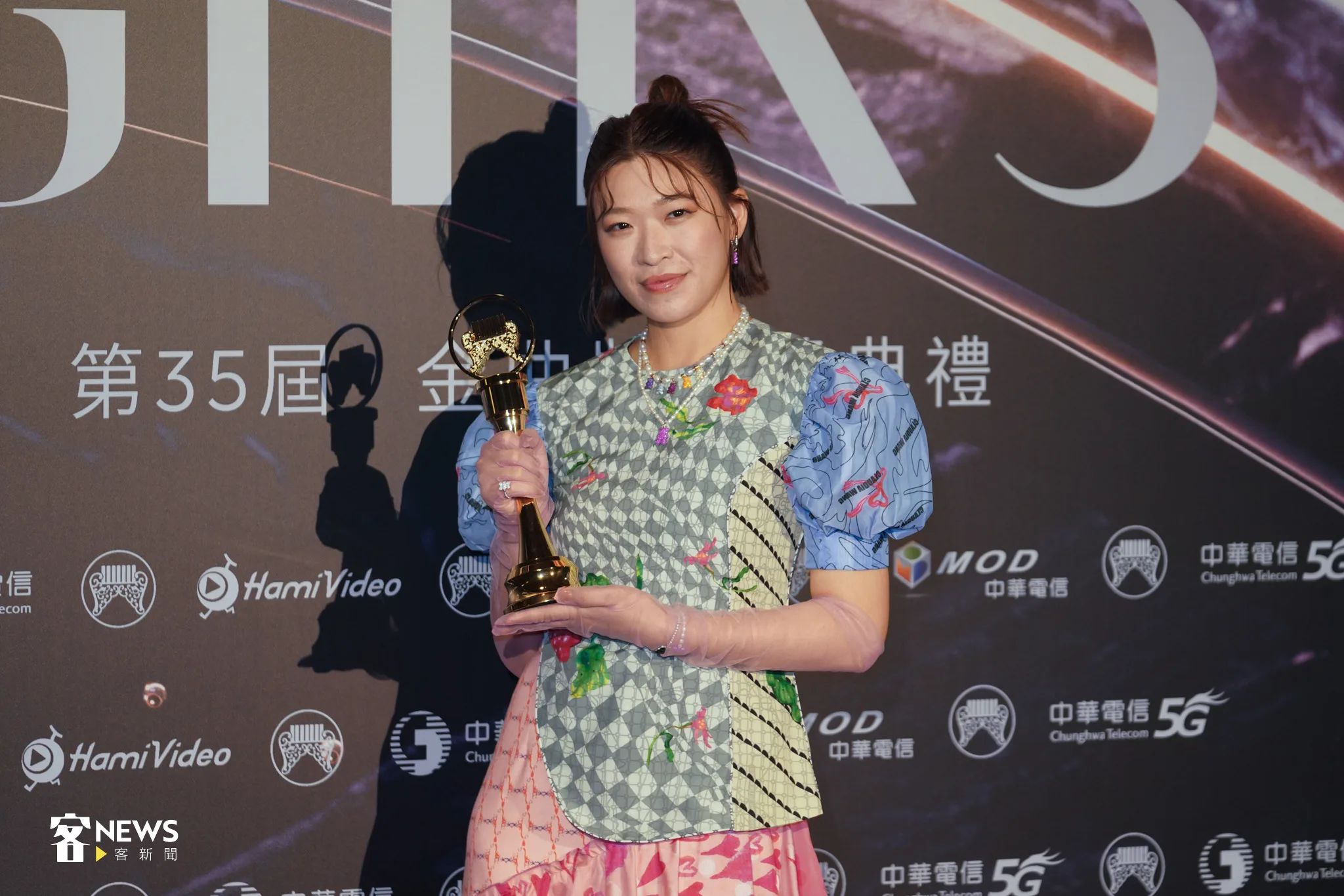 邱淑蟬以《繭的形狀》奪下最佳客語專輯獎。宋佩遙攝