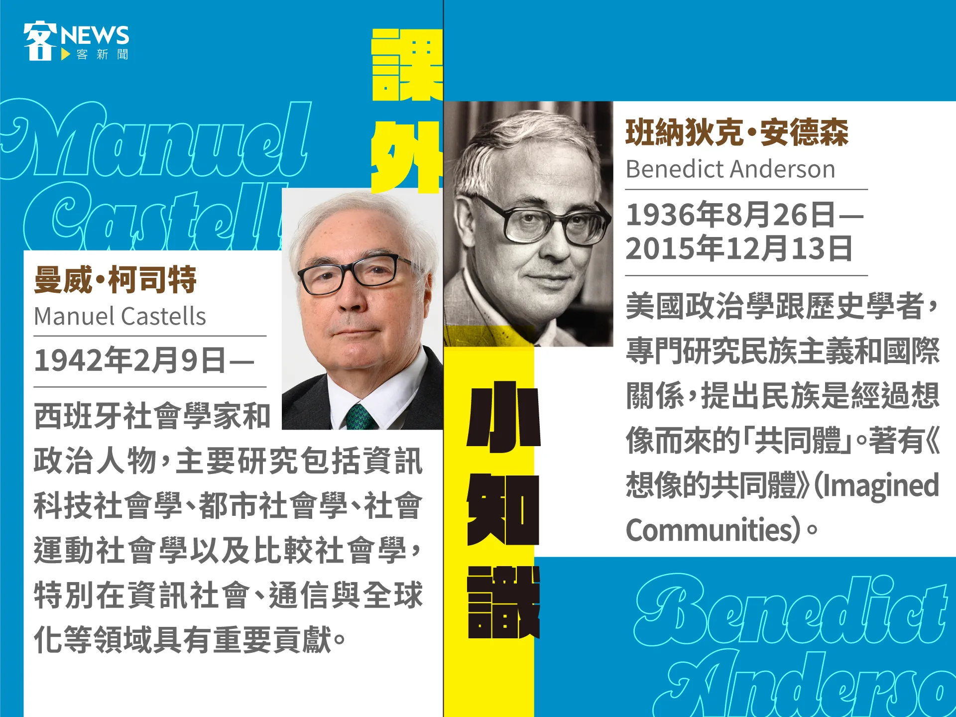 客座教授安烈炫課外小知識。《客新聞》製表