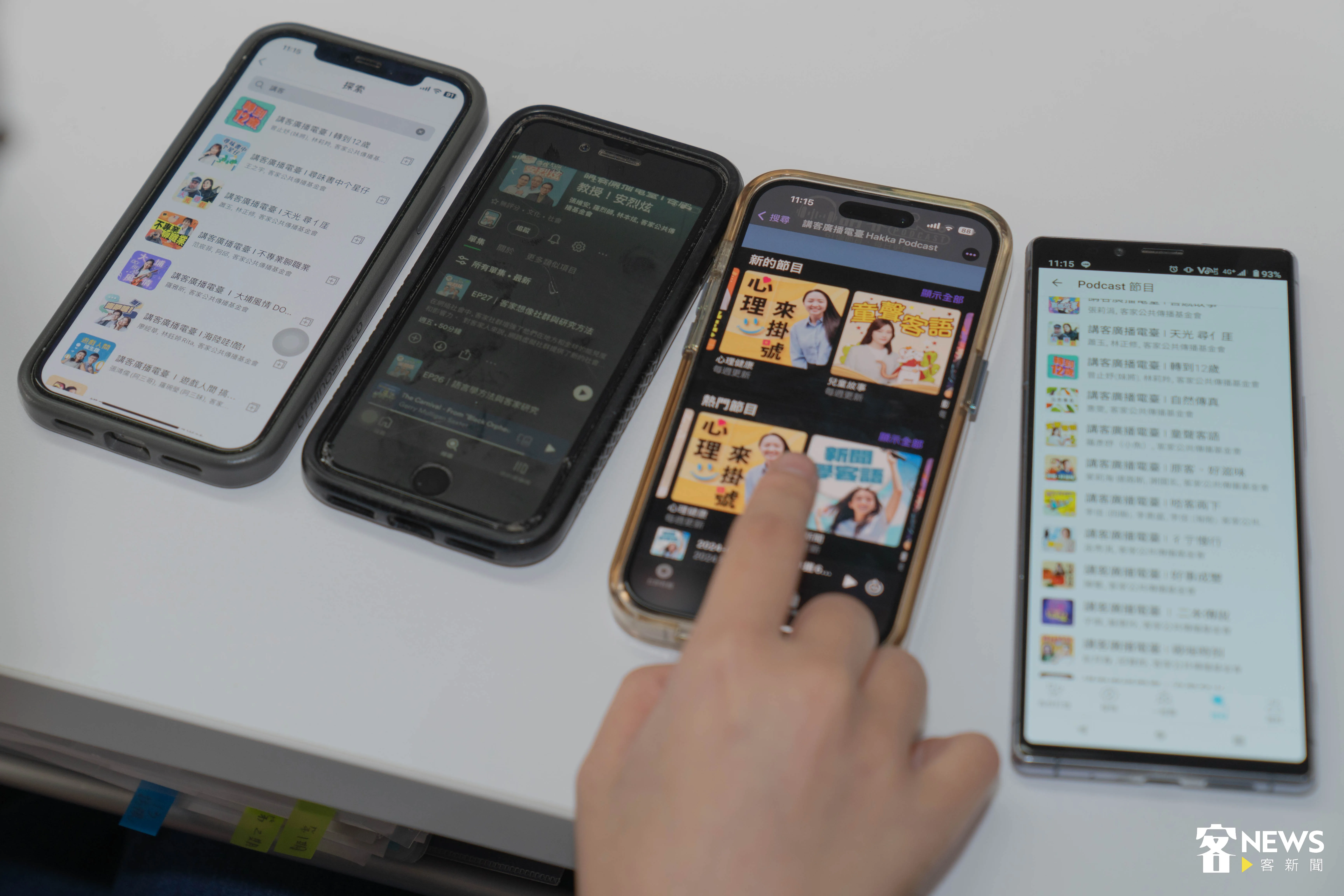 講客廣播電臺Podcast節目,除了原本的Spotify、Apple Podcsat之外,KKBOX、SoundOn也能收聽。范修語攝