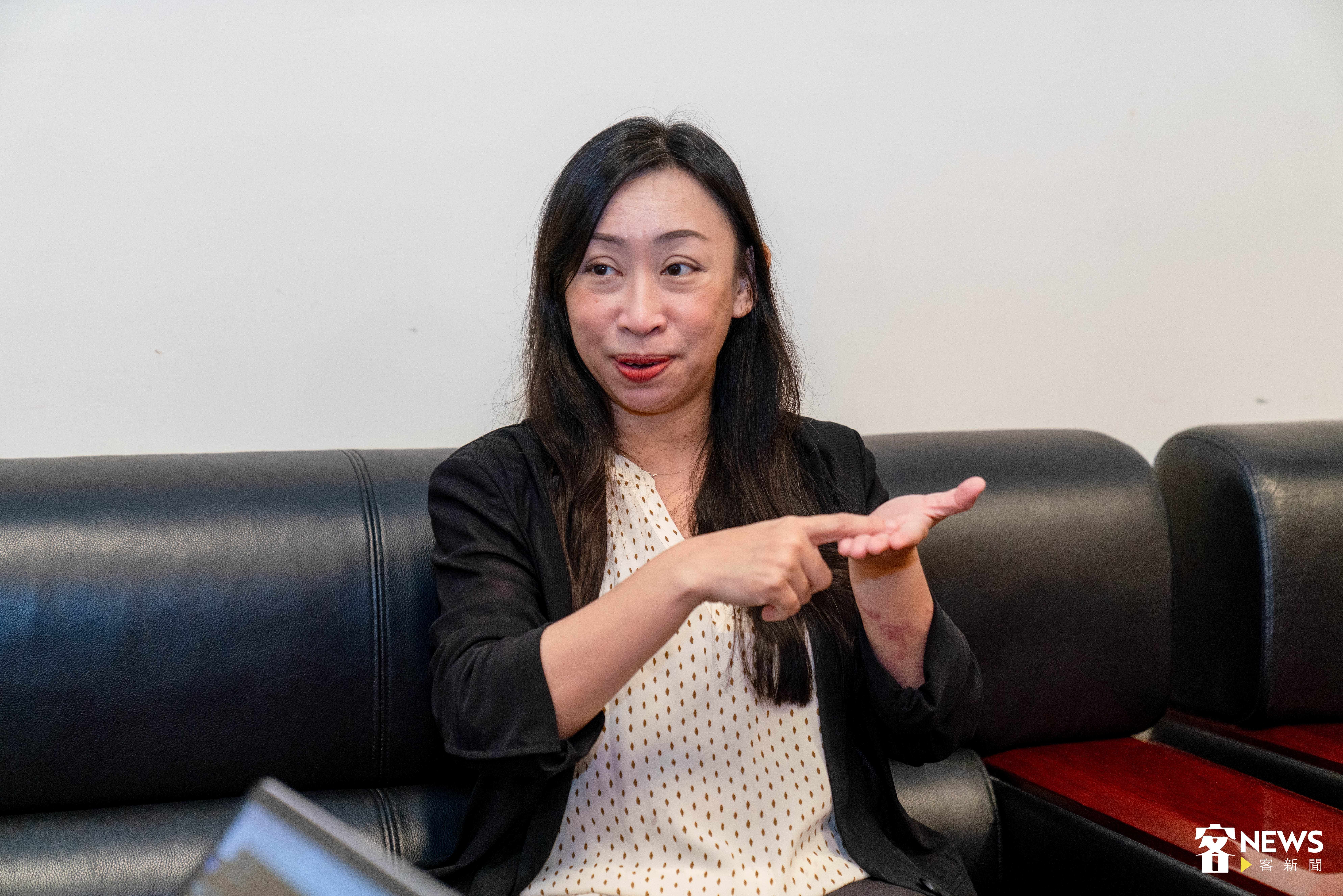 彭孟賢說，不只希望讓小朋友能快樂唱歌，也希望孩子們能理解自己在團隊中的身分與意義。范修語攝
