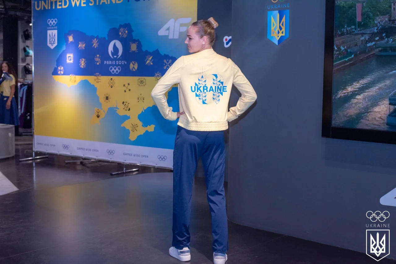 本屆烏克蘭奧運隊服。翻攝自Ukrainian National Olympic Committee