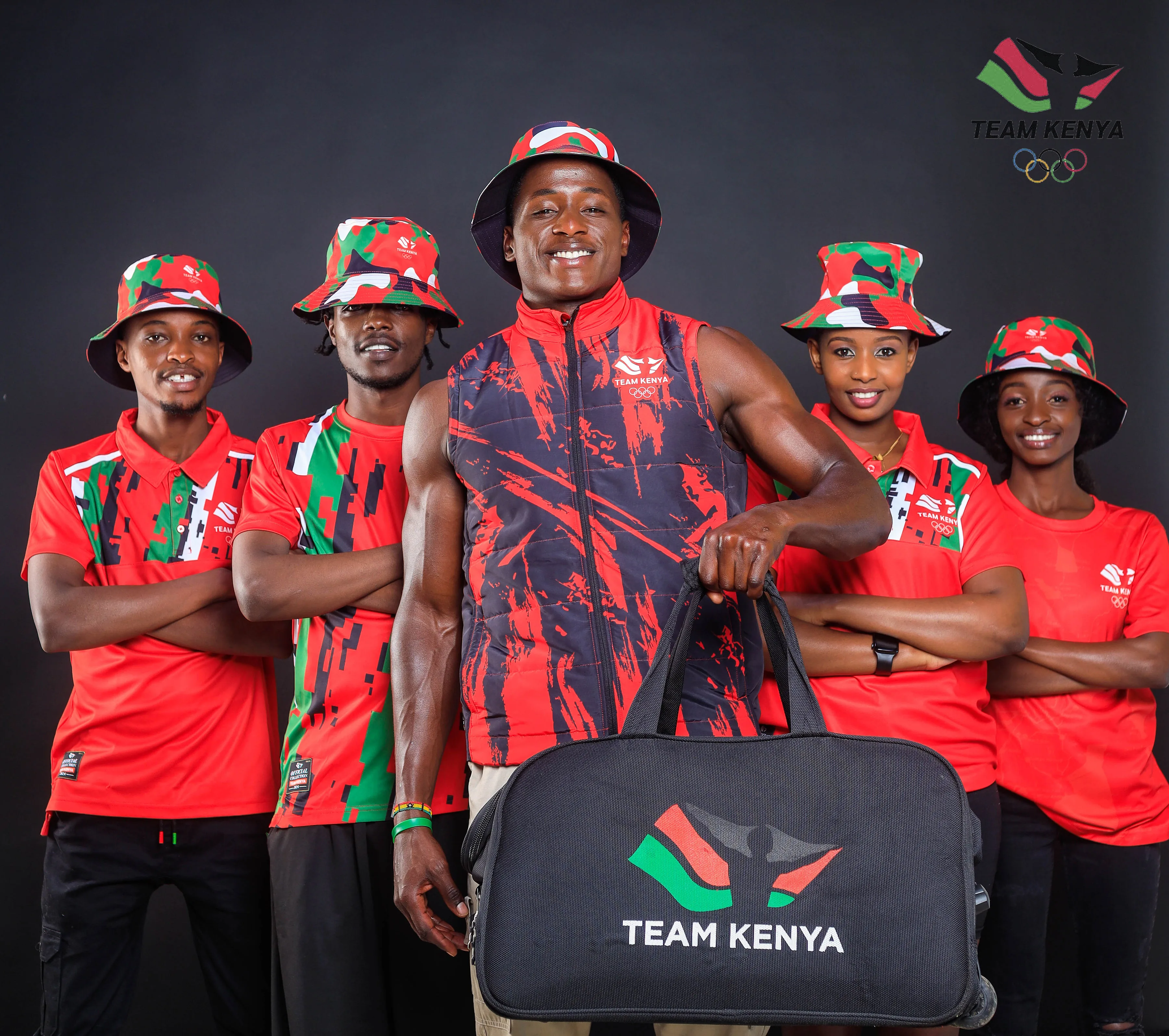 本屆肯亞的奧運隊服。翻攝自TeamKenya X(推特)