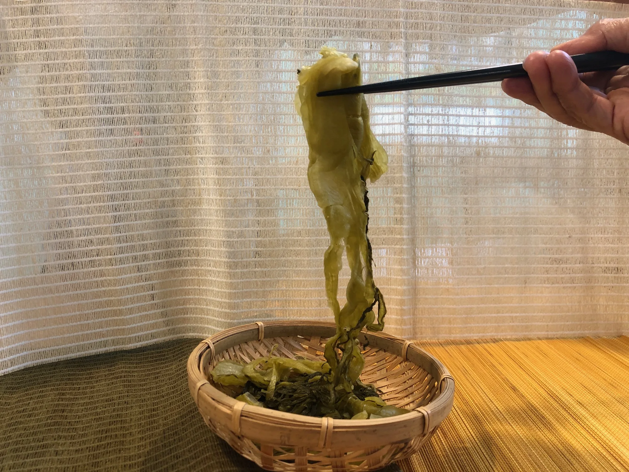 鹹菜。邱靜慧提供