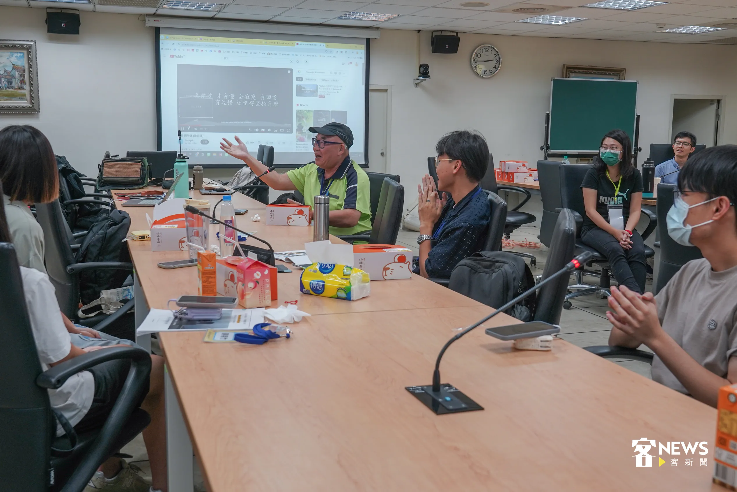 欣賞各組影片展示後，學員們紛紛表示4天的授課心得。朱愷元攝