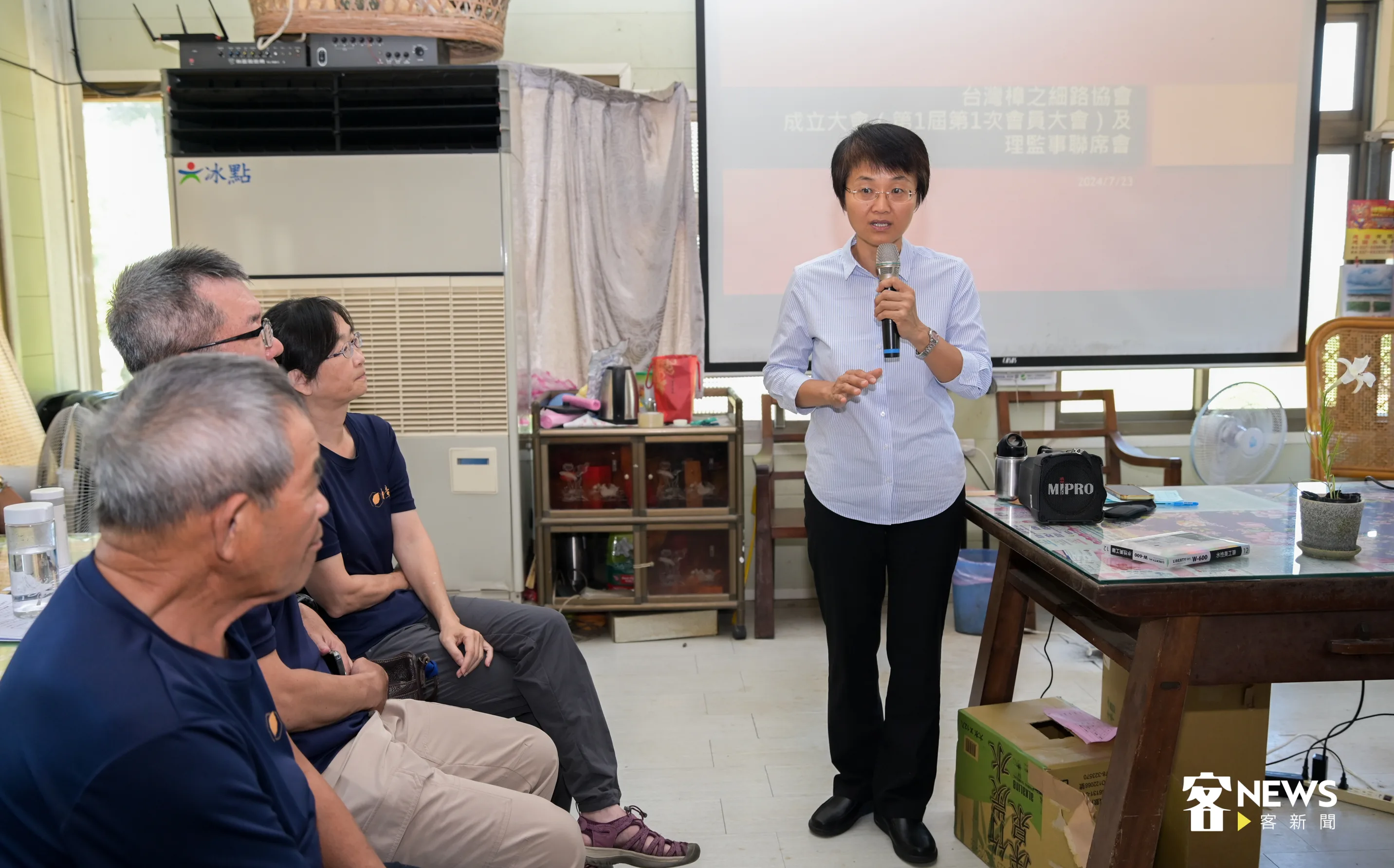 客委會主委古秀妃樂見其成協會成立。洪俊傑攝
