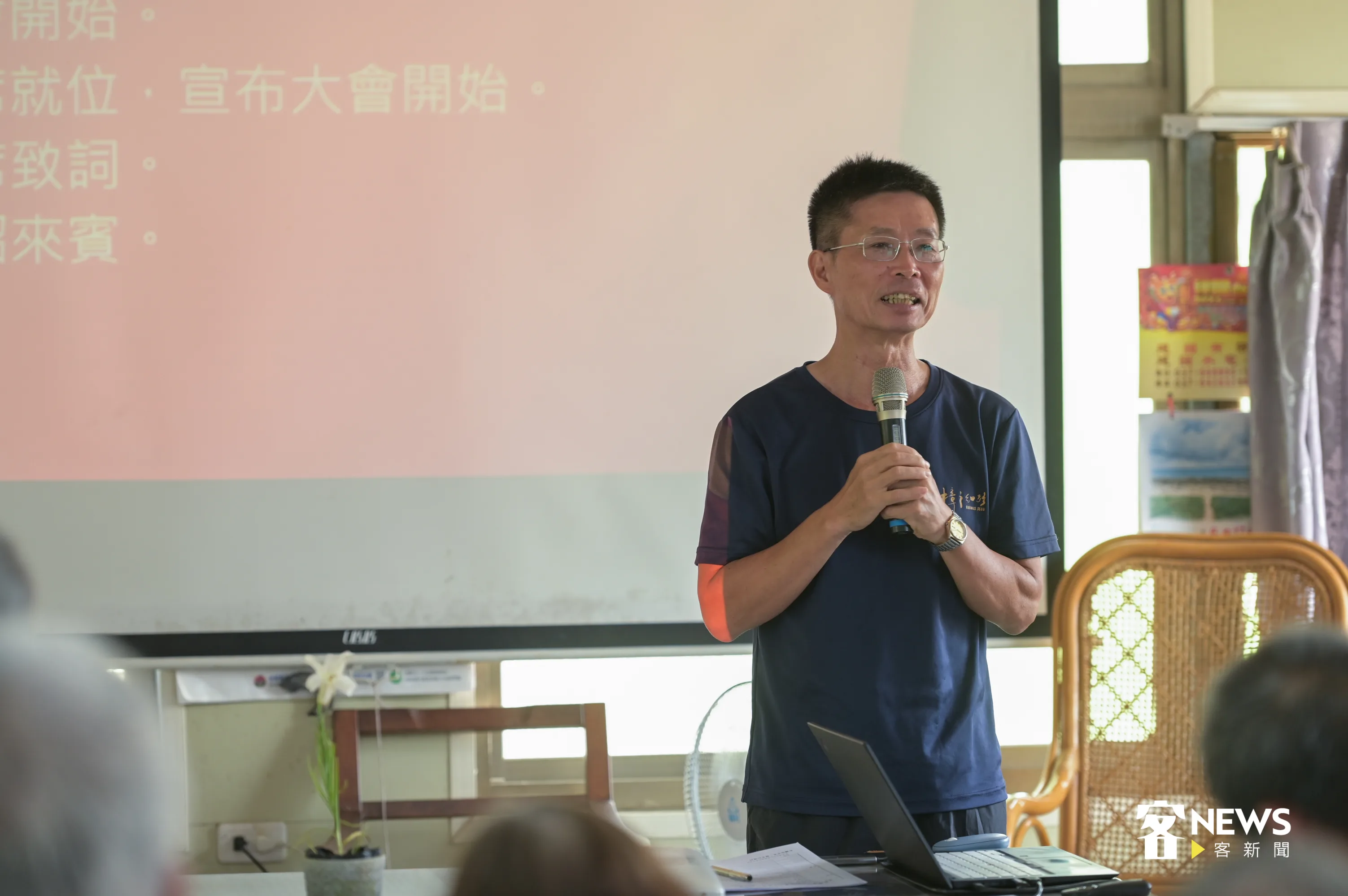 台灣樟之細路協會首屆理事長彭宏源。洪俊傑攝