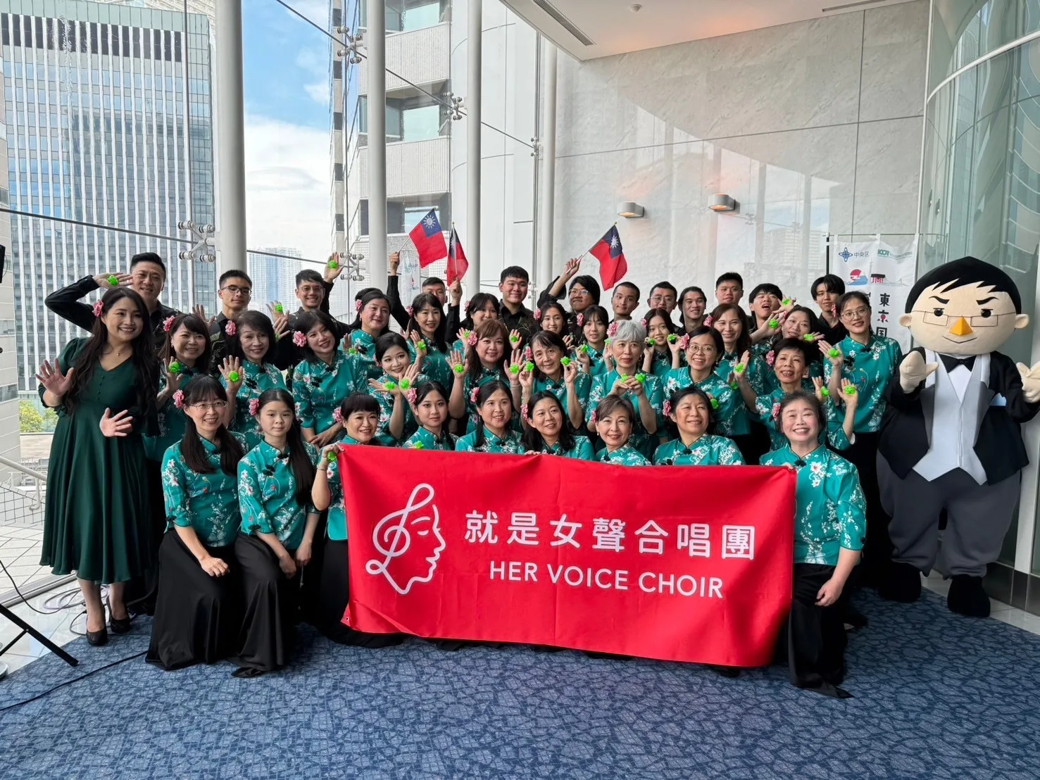 《就是女聲Her Voice Choir合唱團》參加第六屆東京國際合唱大賽榮獲民謠組金牌。客委會提供