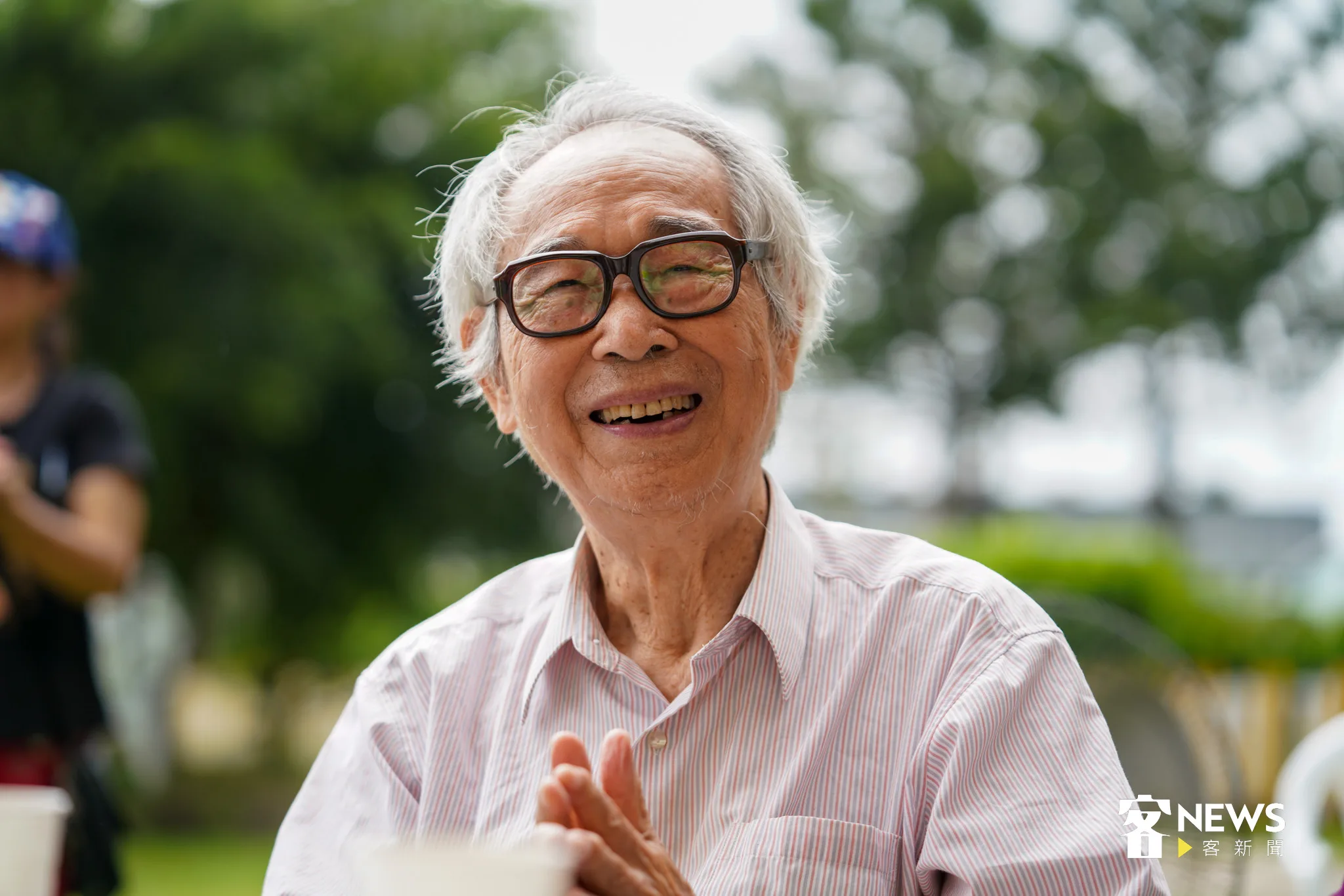 李喬創作不綴。宋佩遙攝,資料照片