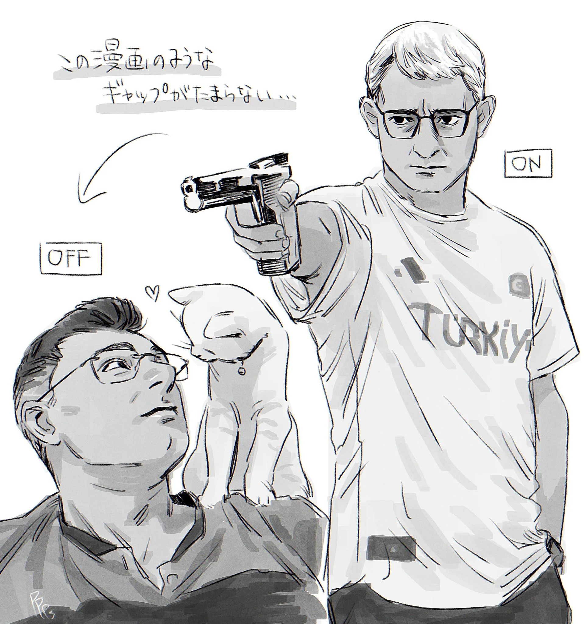奧運場上氣勢萬千的迪凱奇，私底下是位貓奴。圖取自X/ppps_palette