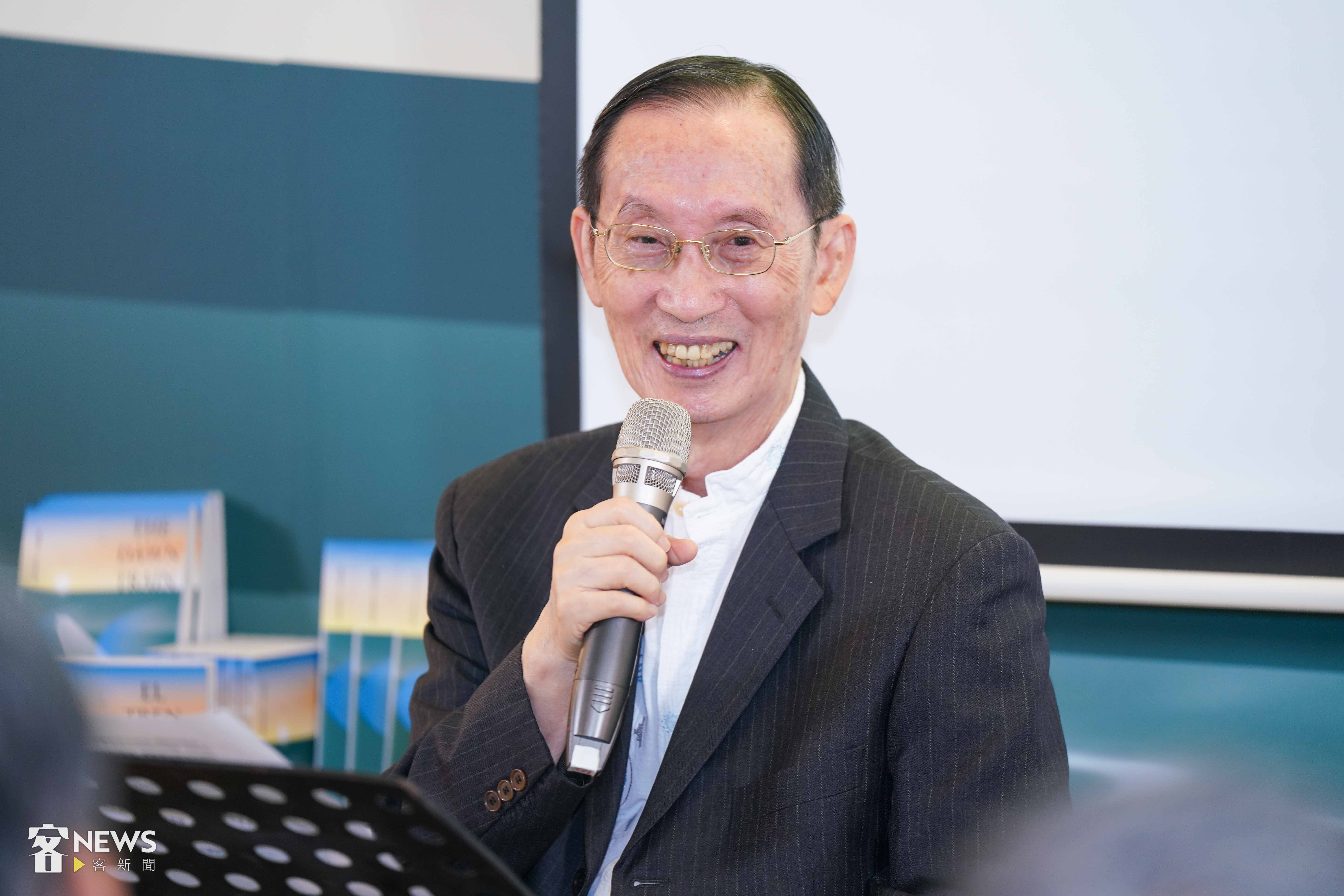 客家醫師詩人曾貴海今日凌晨辭世，享年79歲。圖為曾貴海今年5月出席新書發表會。朱愷元攝（資料照）
