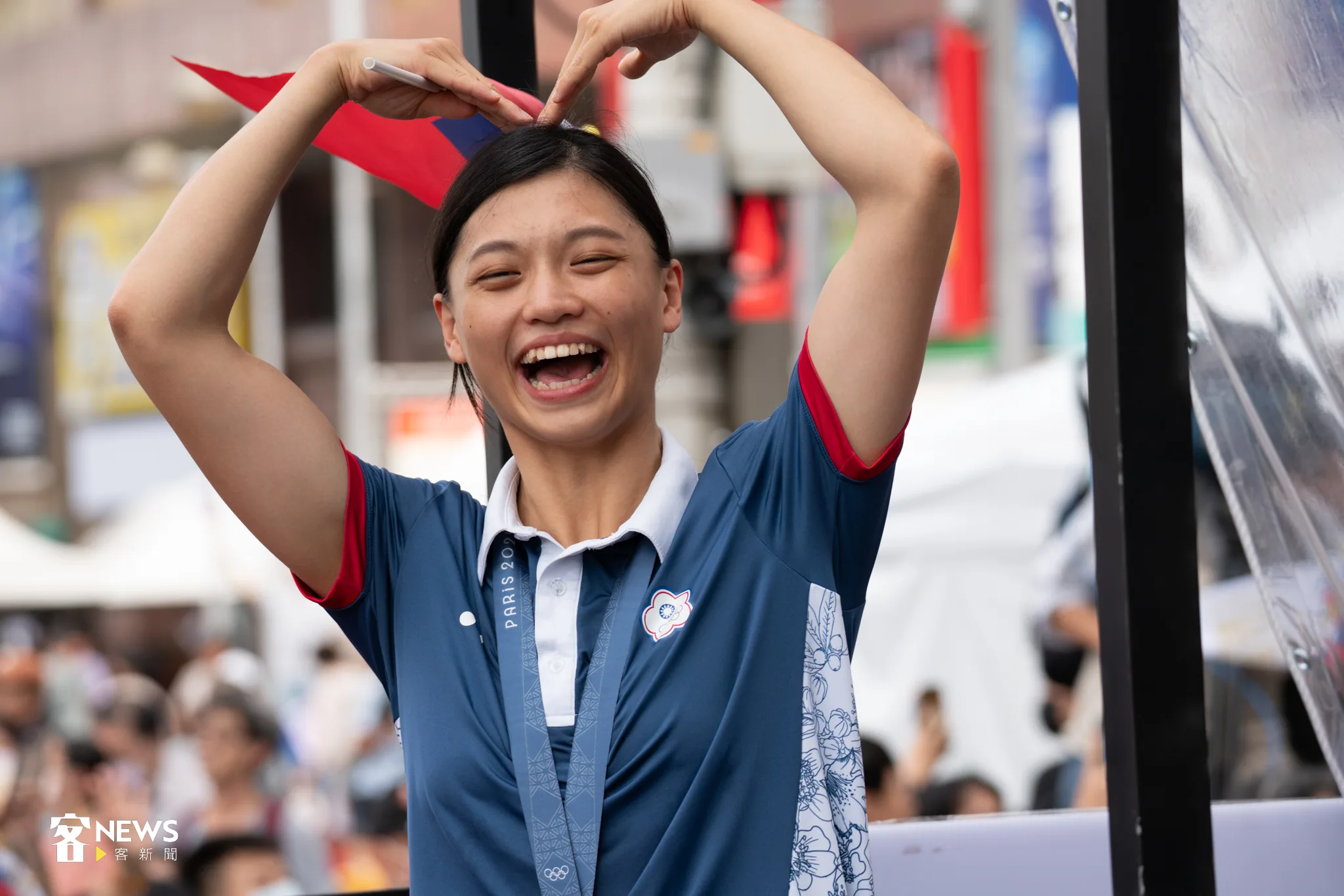 巴黎奧運台灣女子拳擊銅牌選手吳詩儀。