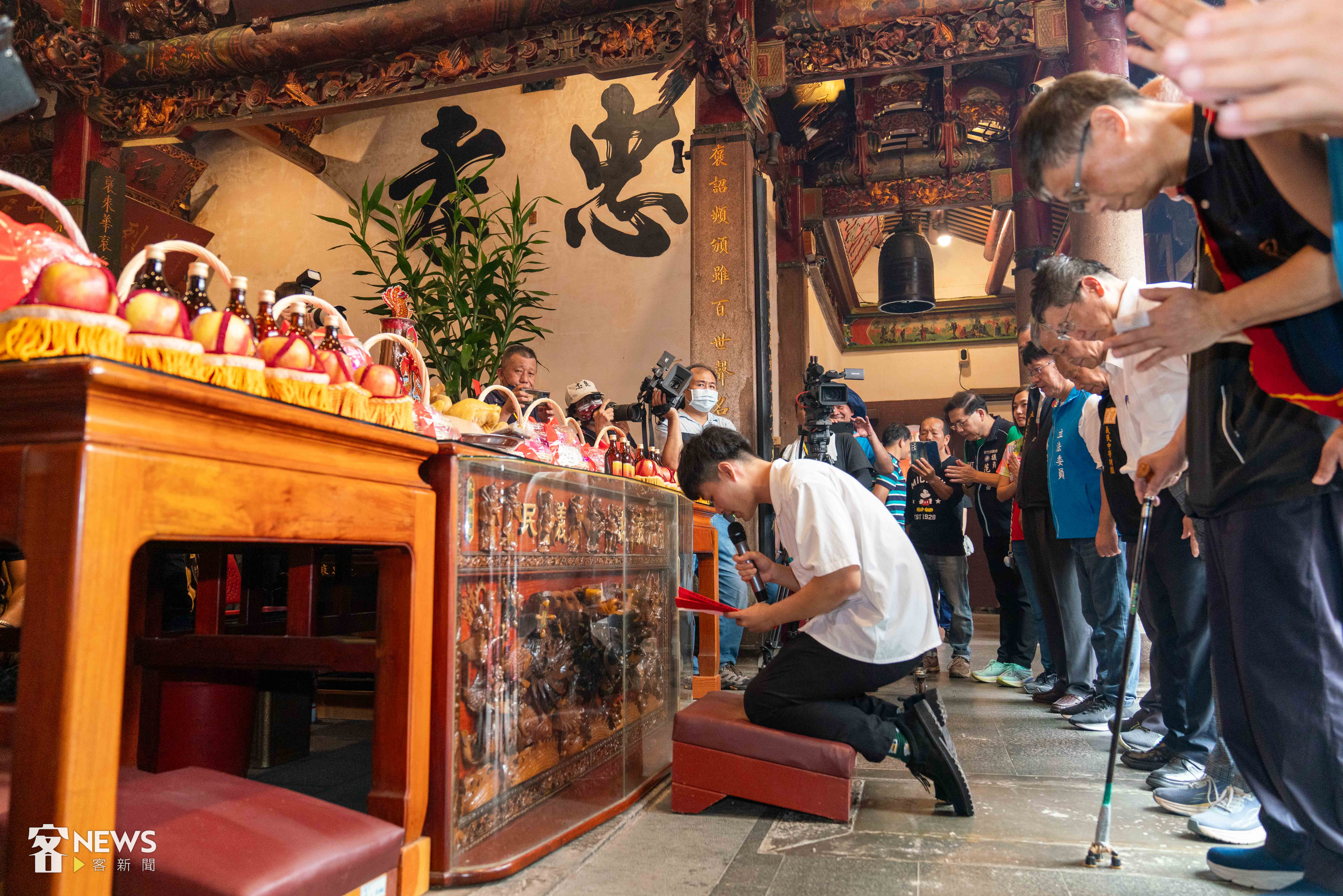 義民祭祈福祭祀。李台源攝