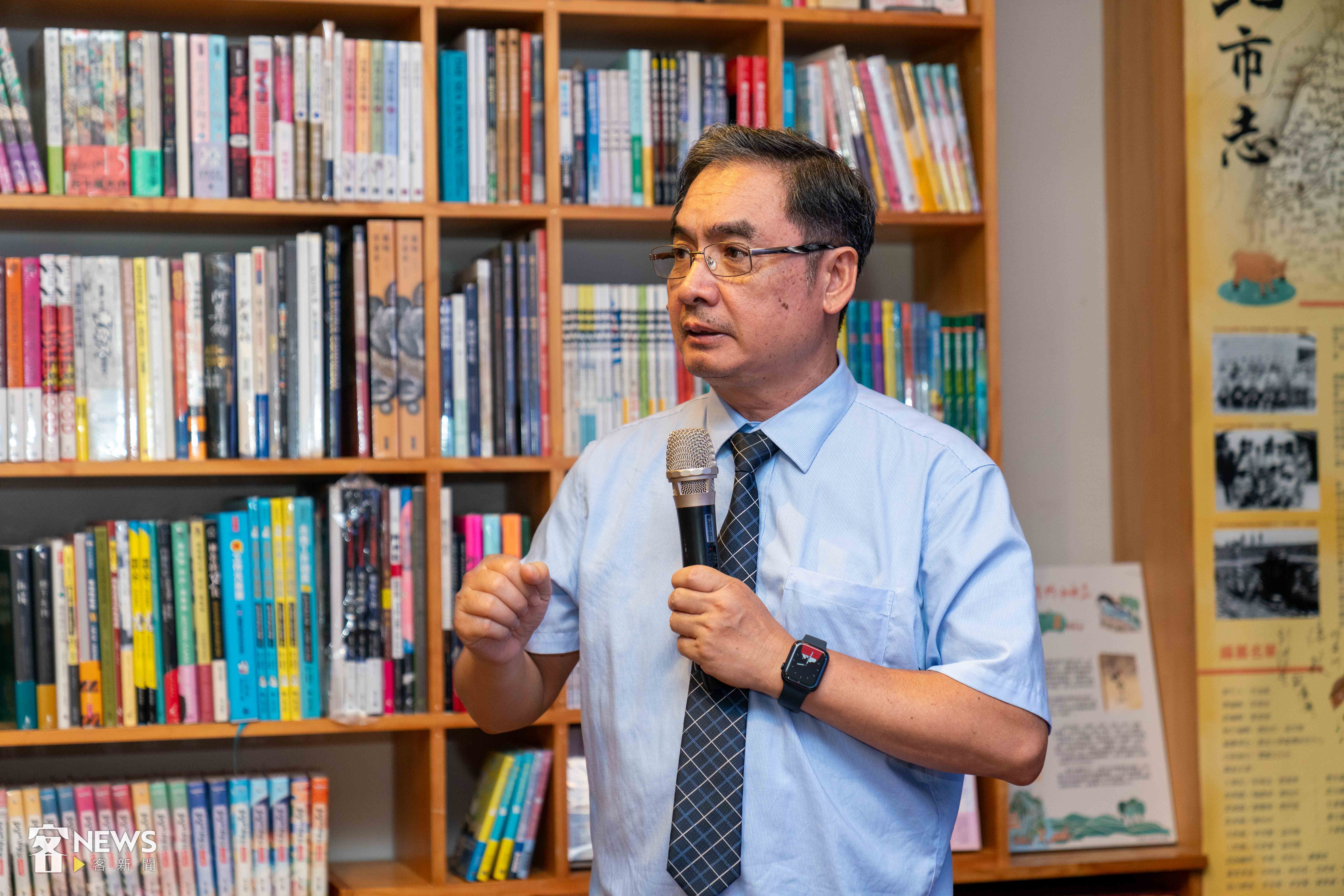 客傳會董事長陳邦畛表示，客傳會與講客廣播電臺將繼續做更多元的社會互動。李台源攝