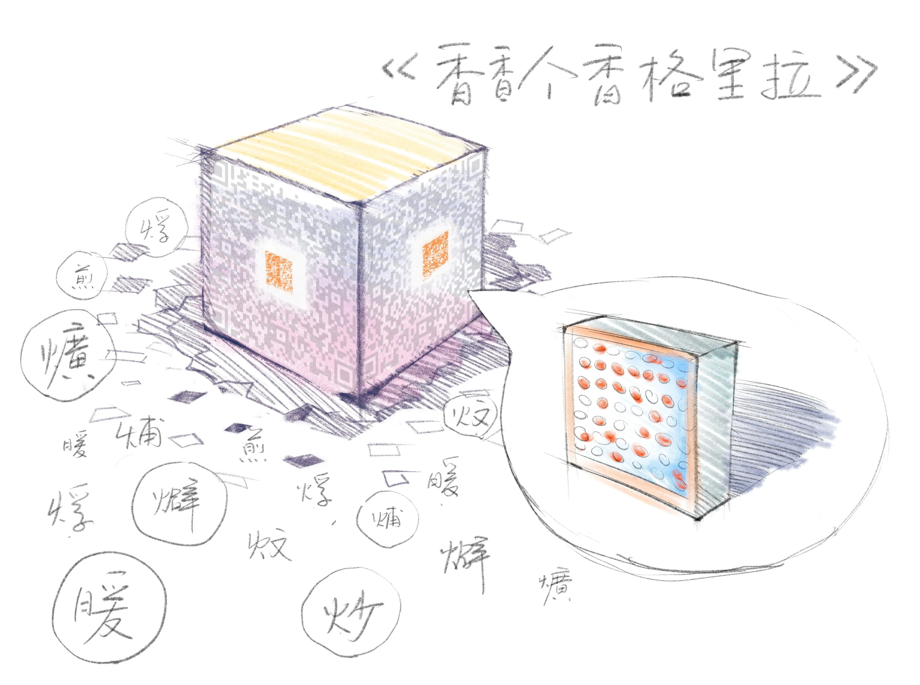 張芳慈作品《香香个香格里拉》。台北市客家文化基金會提供