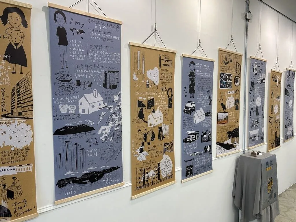 「移動．我城－港人的移動與追尋」特展。台南社區大學提供