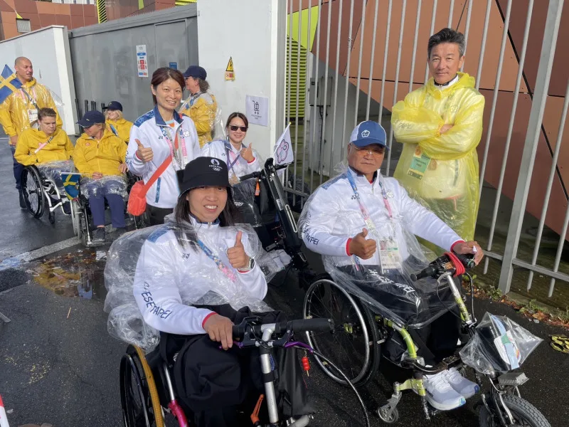 羽球選手楊伊宸、胡光秋、射箭選手曾隆煇。帕拉林匹克總會提供