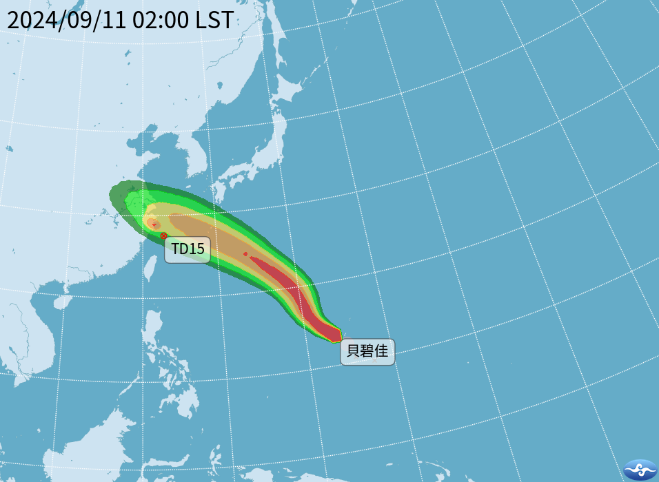 熱帶低壓遠離　午後防大雷雨　高溫可達35度