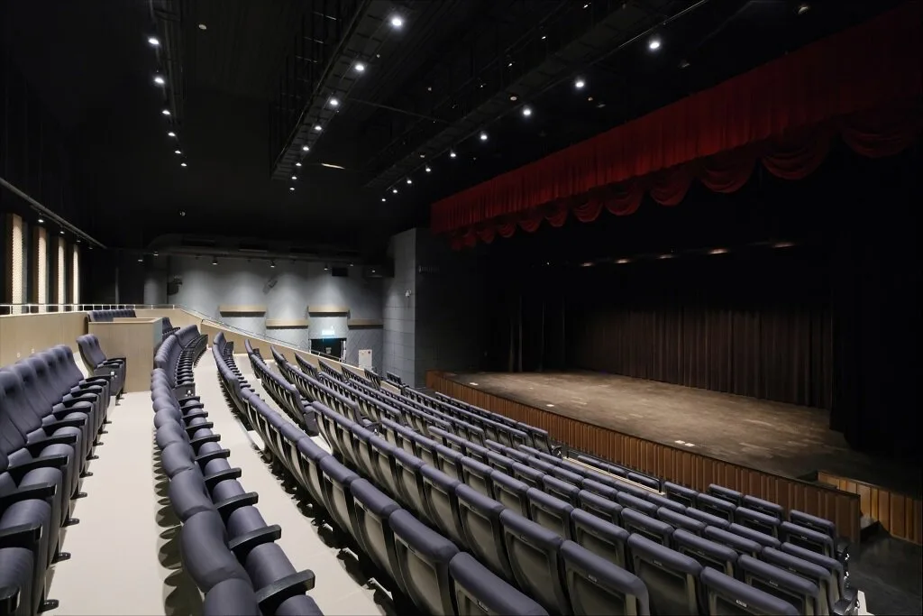 台北市客家音樂戲劇中心的二樓劇場。台北市客家文化主題公園提供