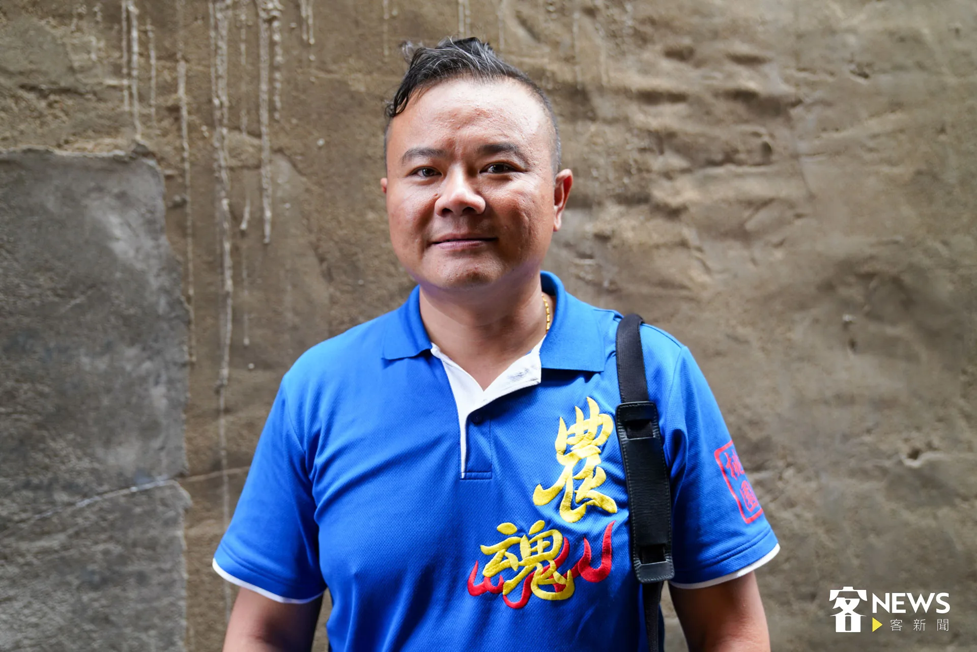 尚好茗茶廖俊融分享他當初回鄉種茶的心路歷程。朱愷元攝