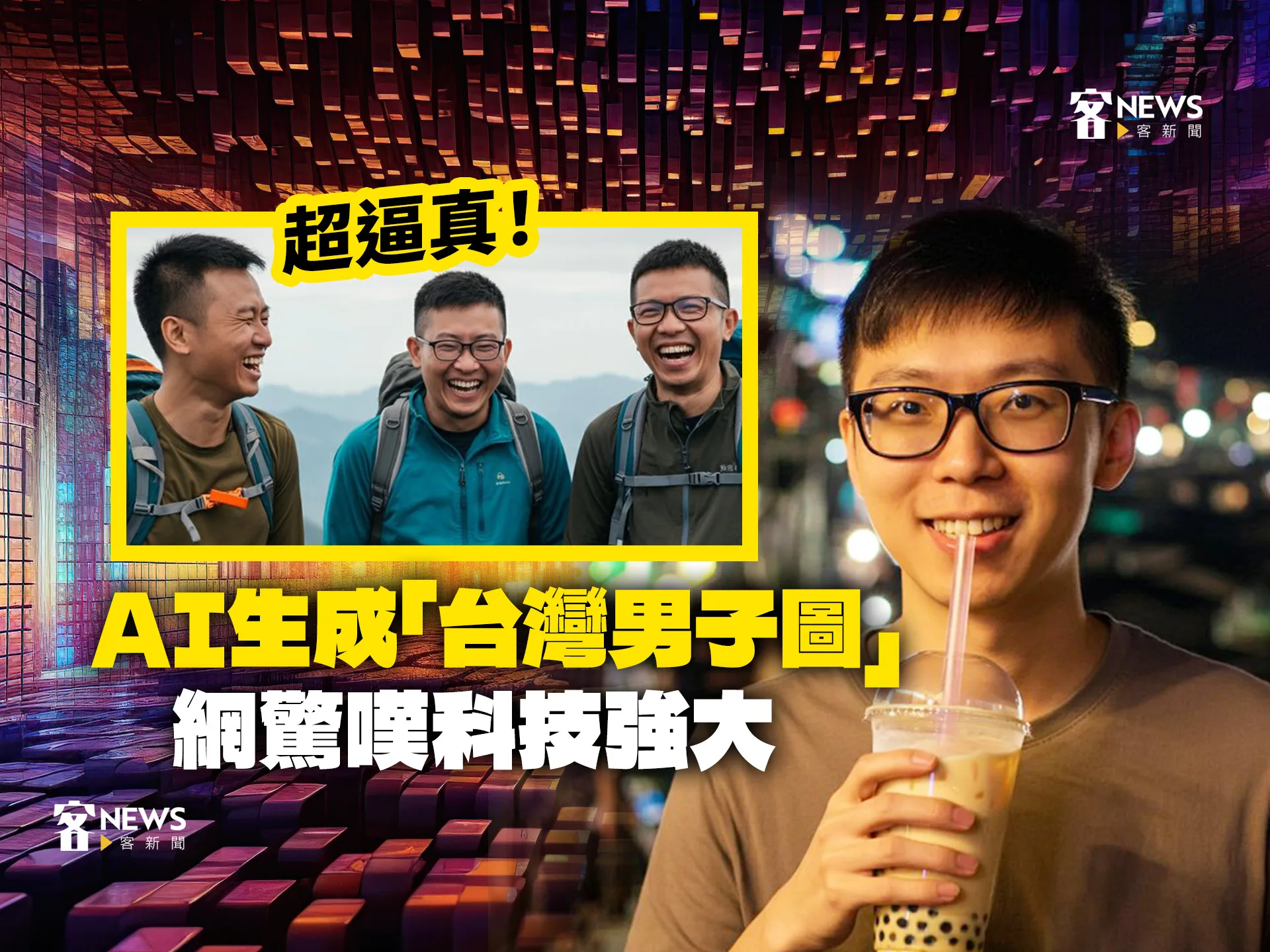 超逼真！AI生成「台灣男子圖」　網驚嘆科技強大