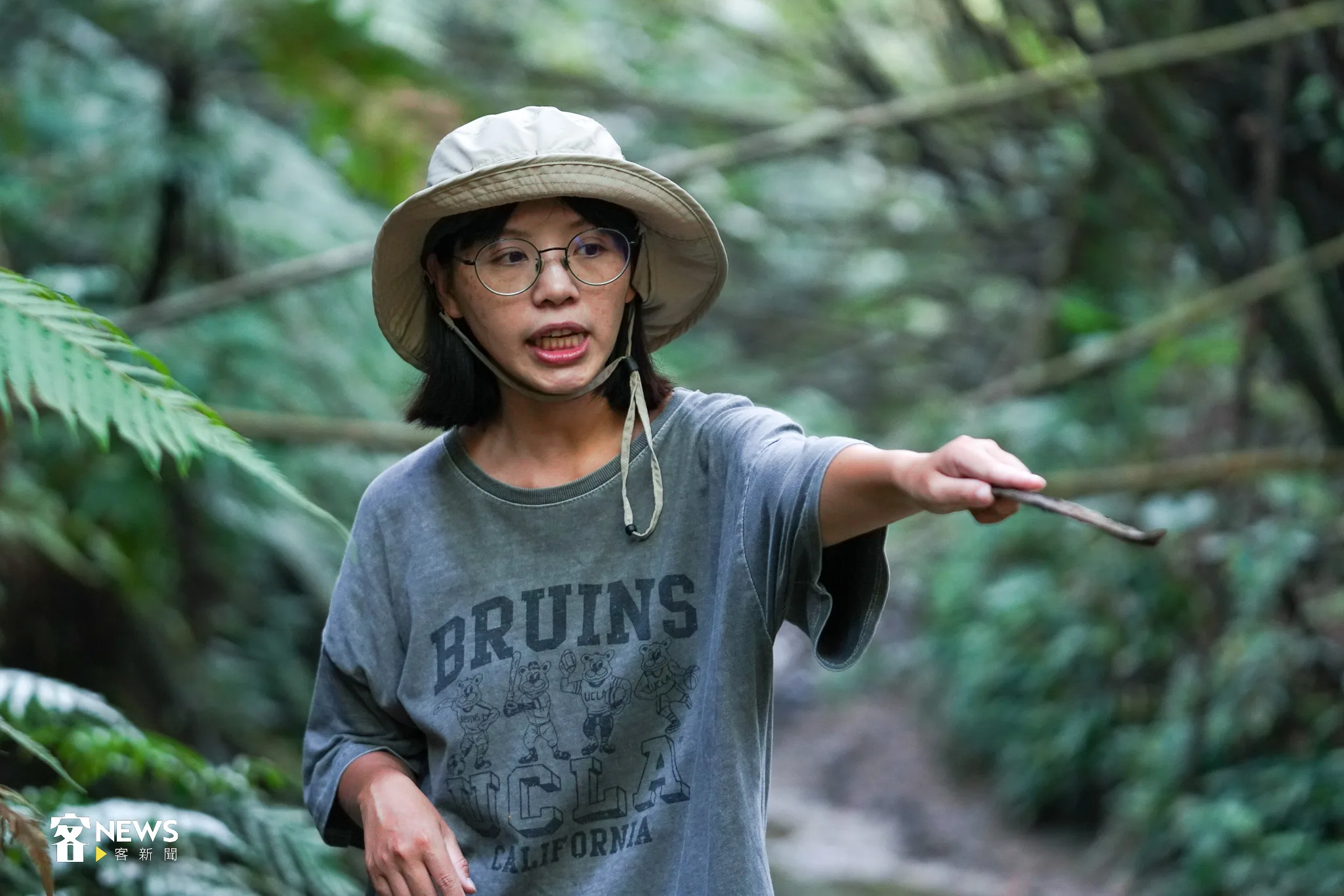 鄧君婷辭去工作返回家鄉峨眉從事生態與文史工作。2024年資料照，宋佩遙攝