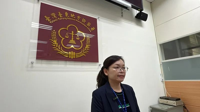 台東地檢署主任檢察官陳妍萩(圖)20日表示,有掌握相關證據、人證,目前全案沒有被告,還是列為相驗案。中央社