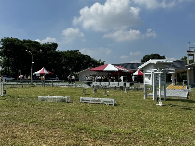 交通部中央氣象署26日舉行古坑氣象站啟用典禮，代表全台1縣市1氣象站拼圖已完成。中央社