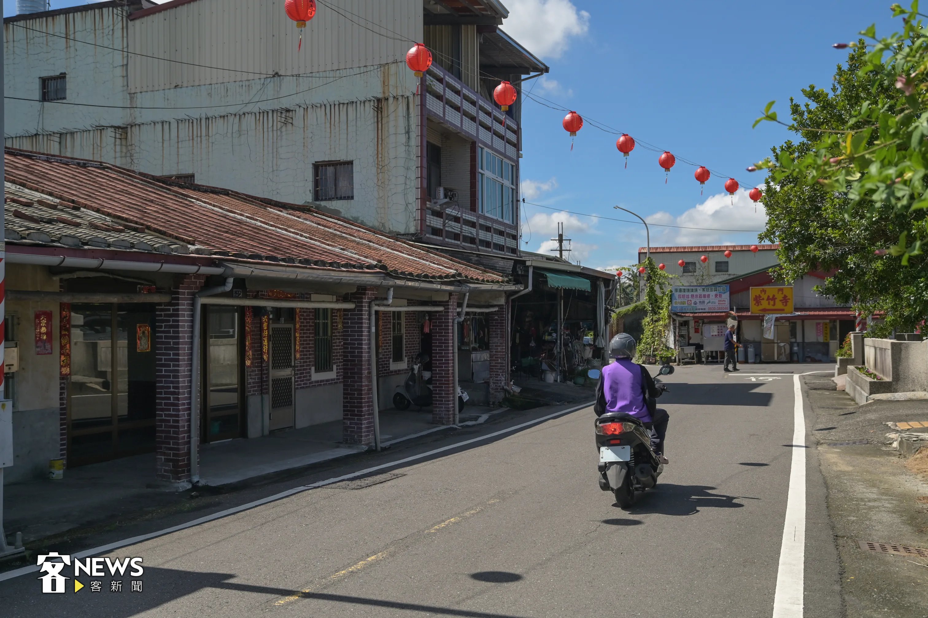 內門中埔街景。洪俊傑攝