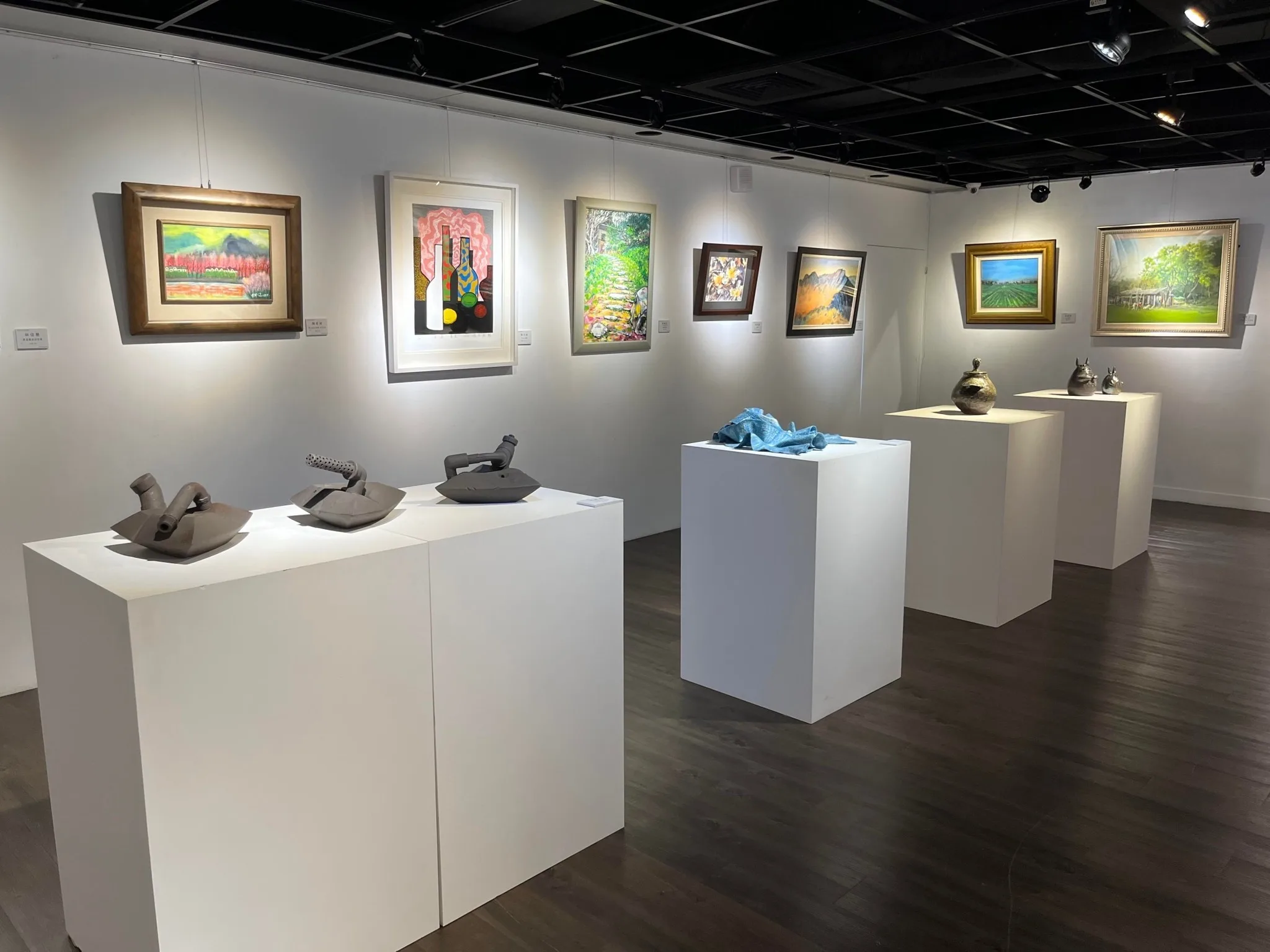 「2024藝遊風城會員美展暨交流展」即日起展出至10月20日。文化局提供