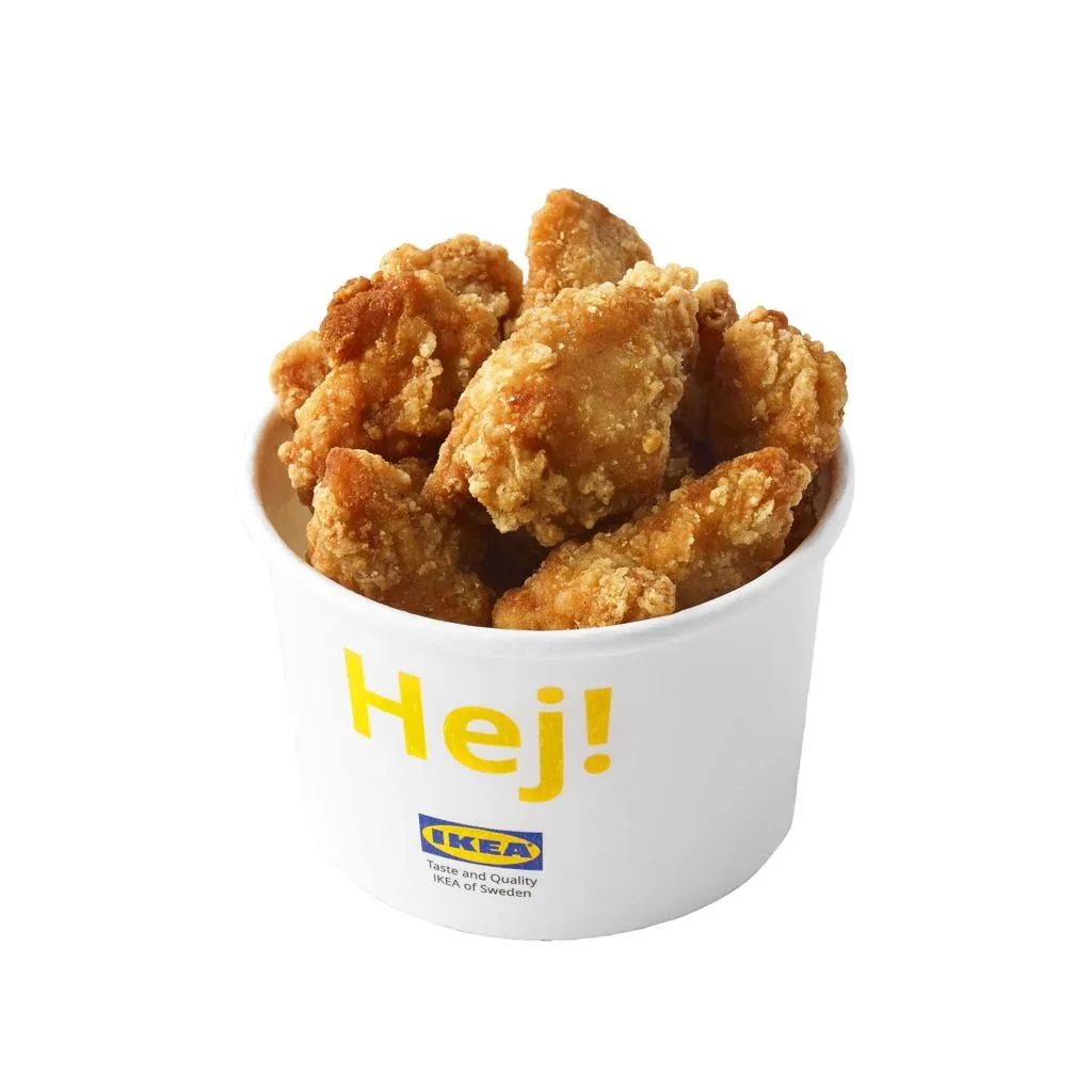 美食小站推出經典台灣宵夜鹹酥雞。IKEA提供