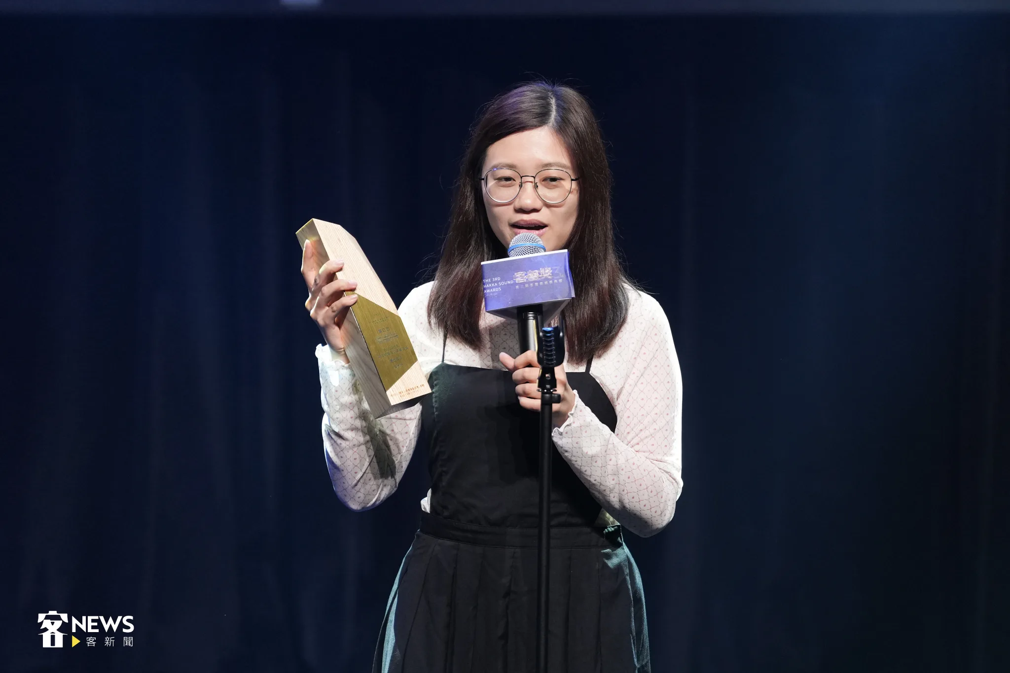 Podcast組兒童及少年節目獎《童聲客語》羅彥妤。宋佩遙攝
