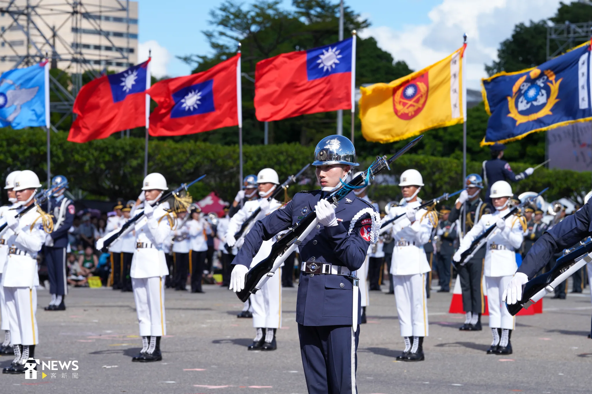 國軍聯合操演充滿氣勢。宋佩遙攝