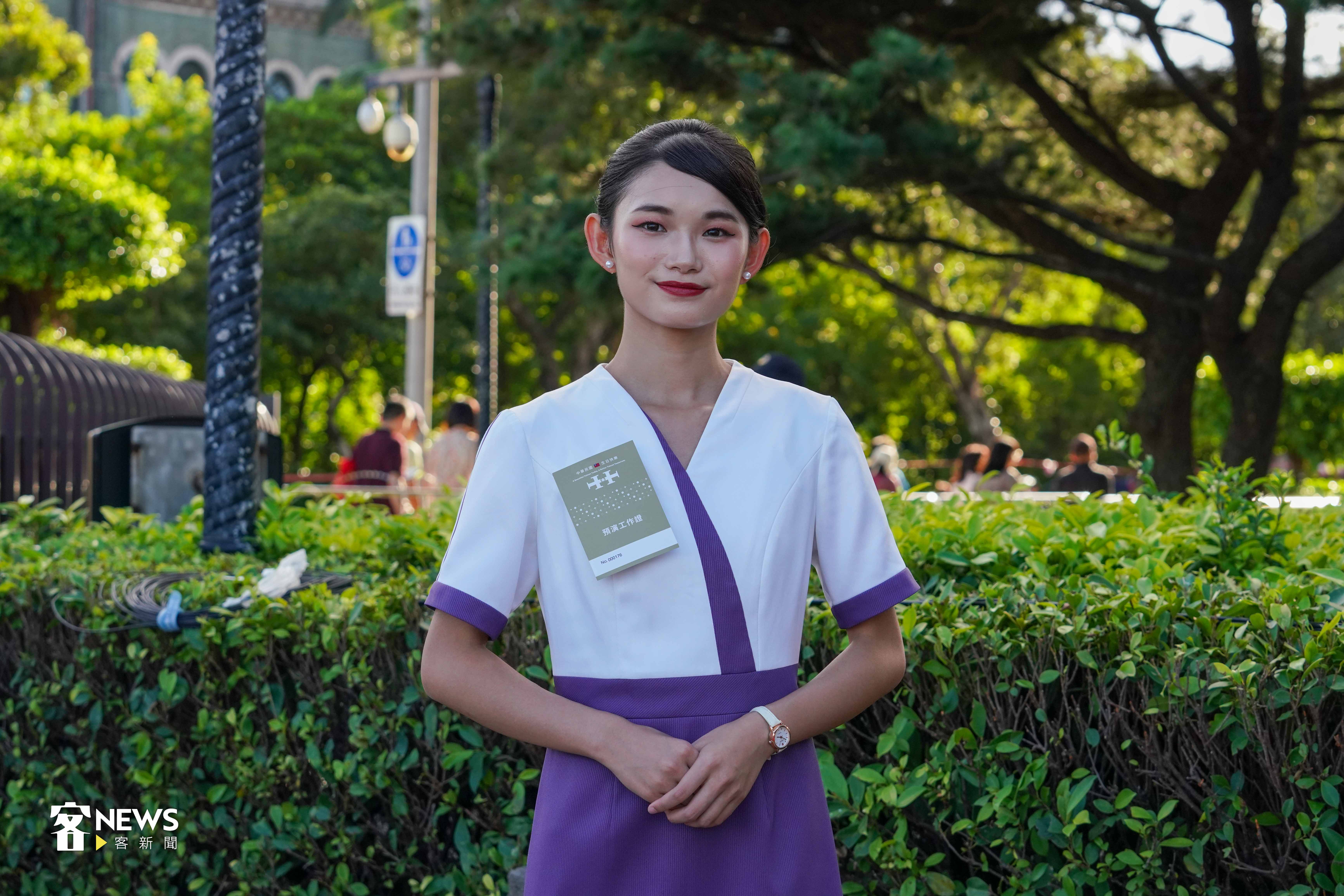 禮賓人員。蔡依璇攝
