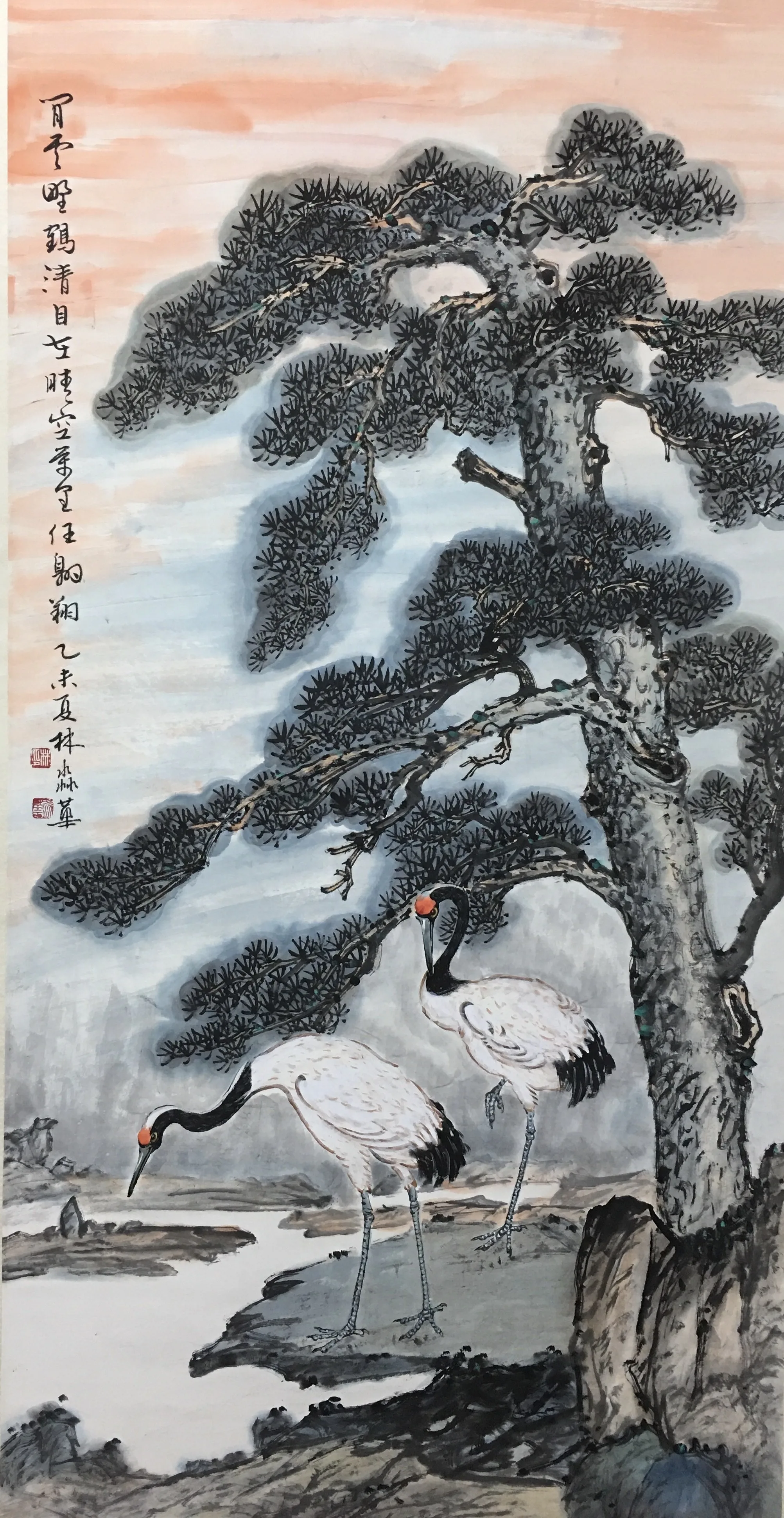松鶴圖