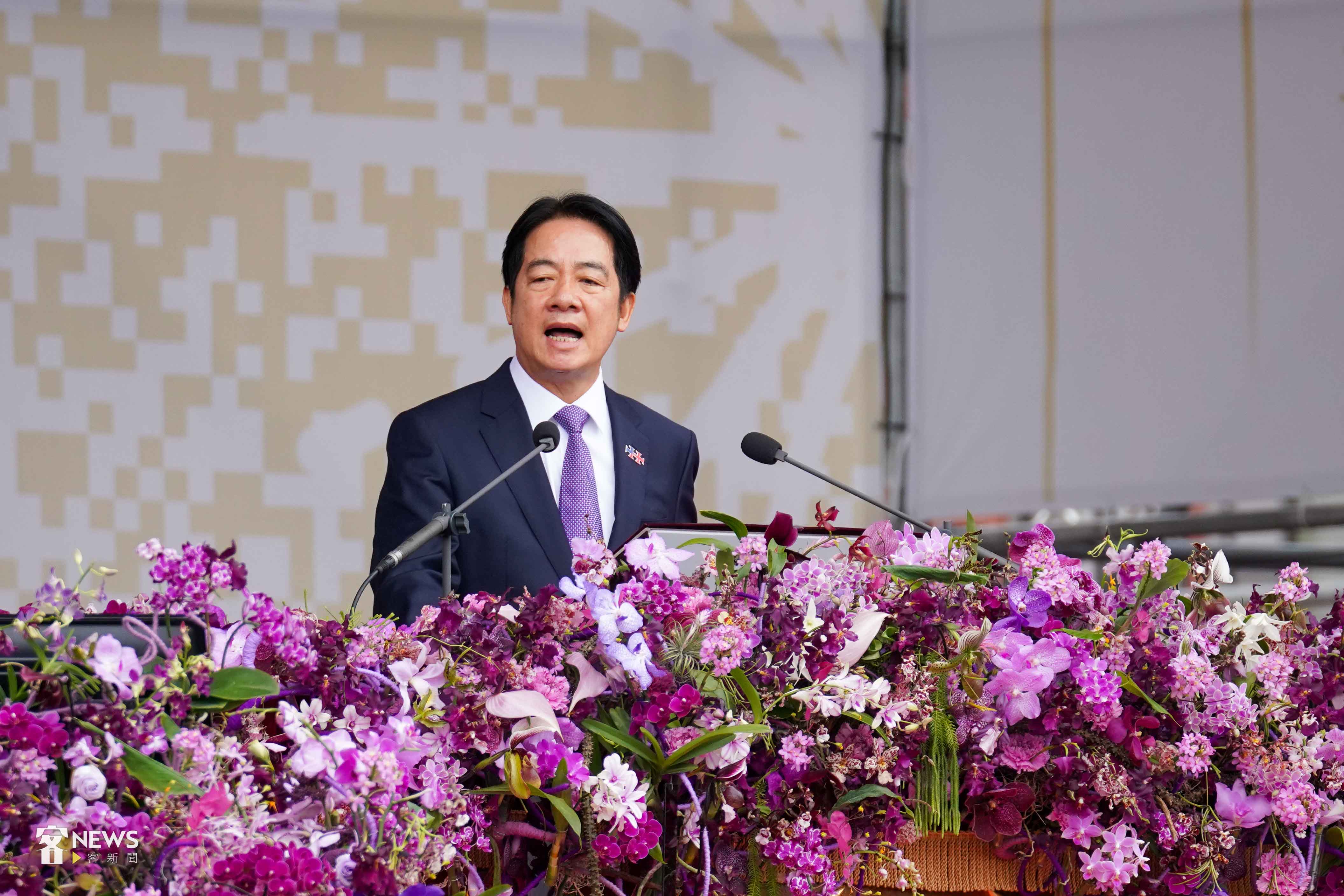 賴總統新年談話　國內政治紛爭需以民主方式解決
