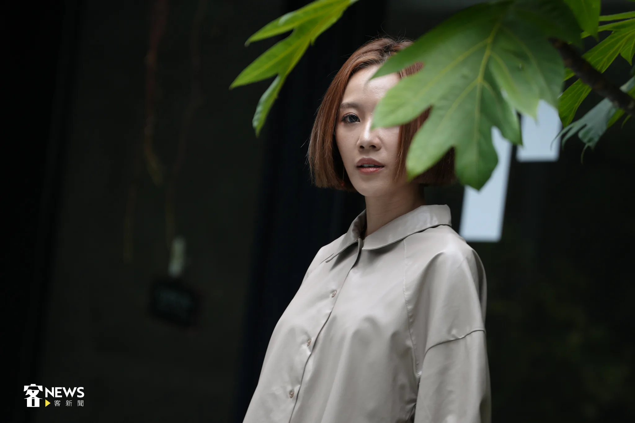 方宥心認為，短髮才是自己喜歡的樣子。宋佩遙攝