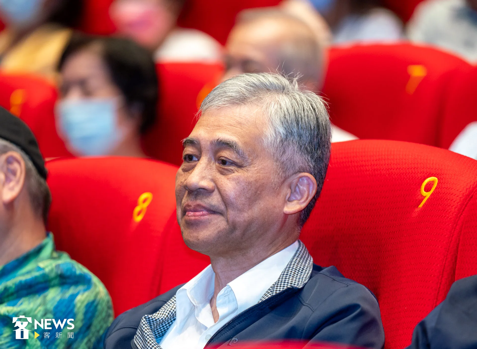 客委會副主委范佐銘表示《原鄉人》客語版讓他非常感動。朱愷元攝