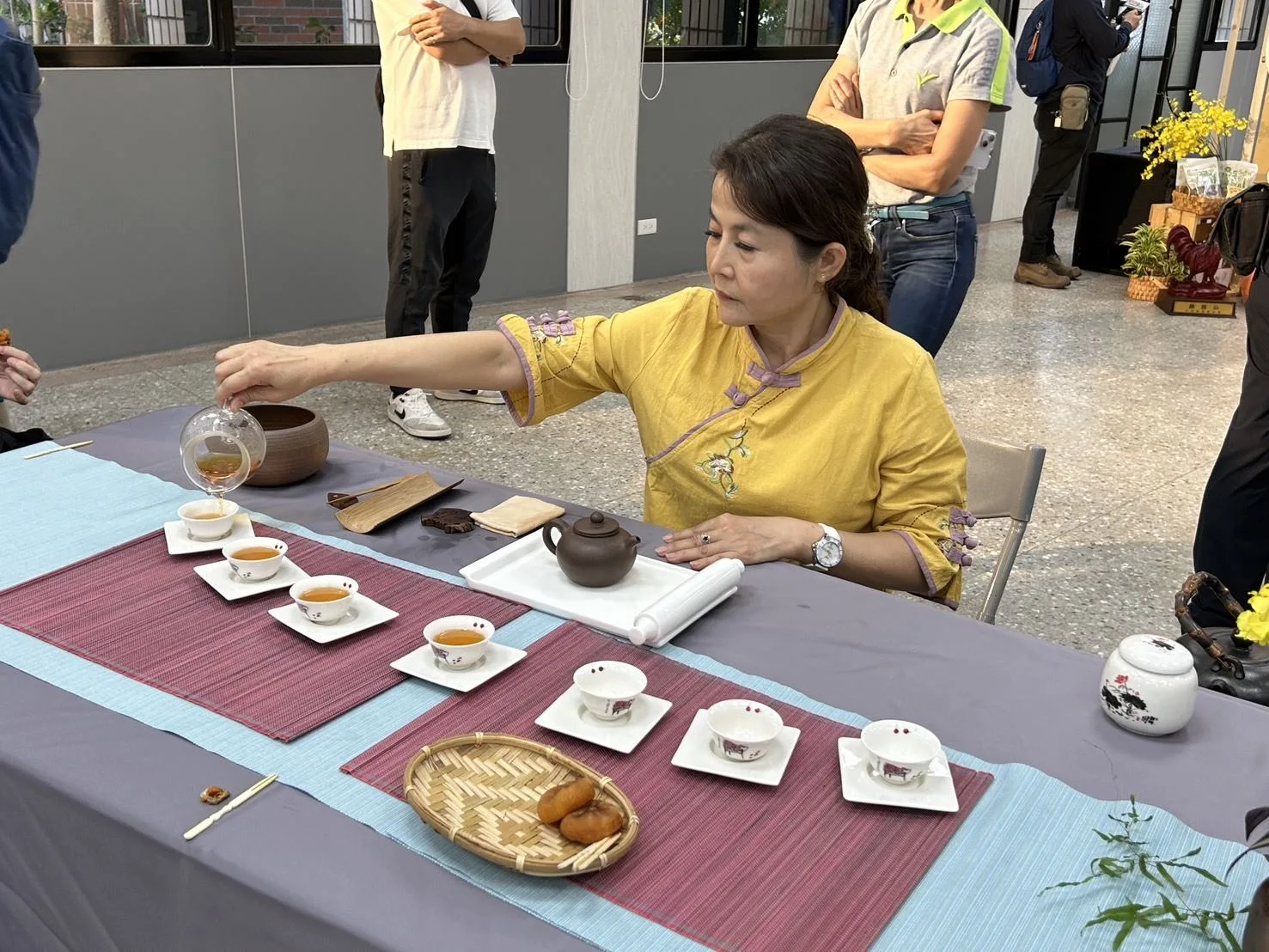 北埔的東方美人茶、碰膨風茶，享譽盛名。竹縣府提供