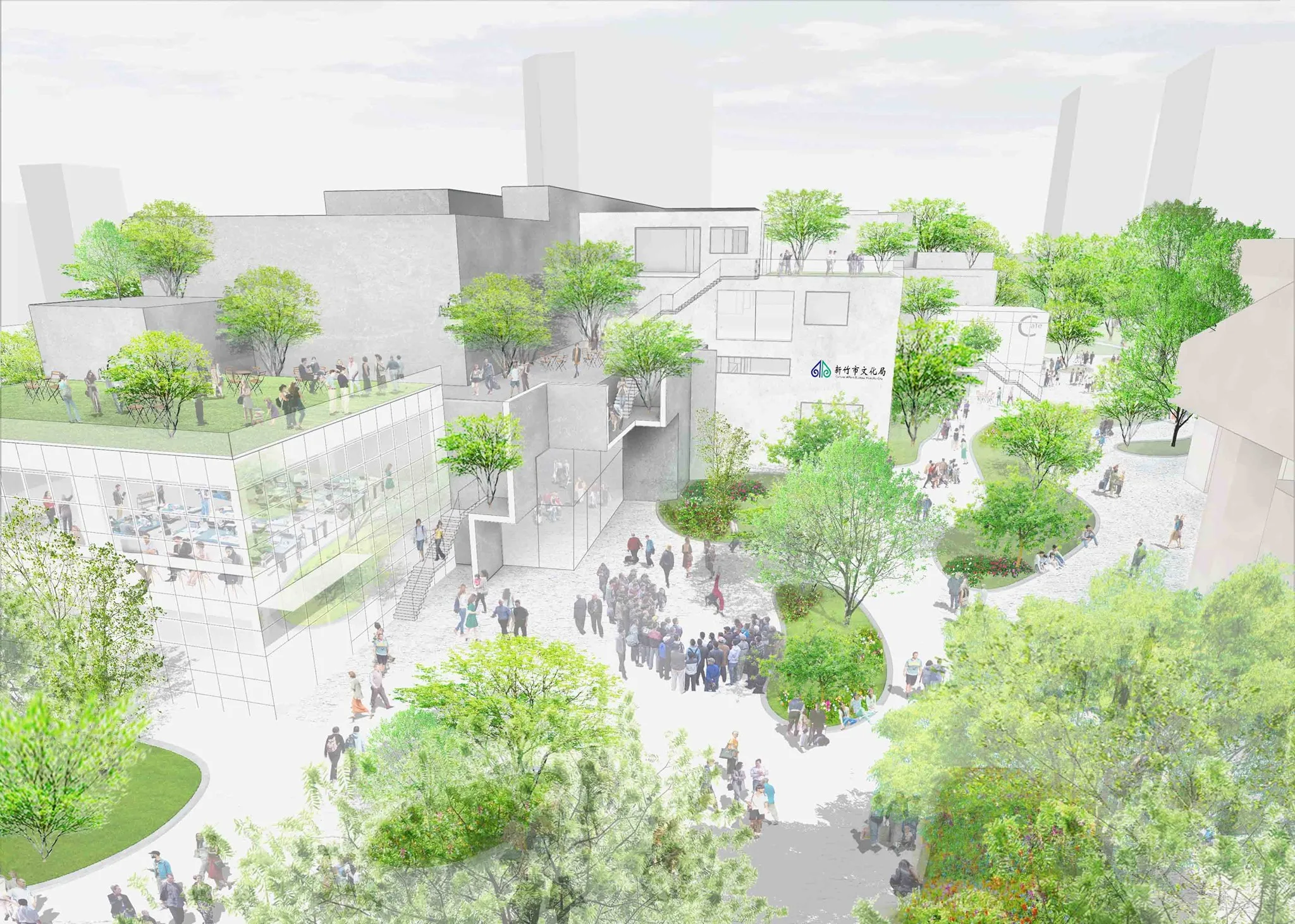 新竹市圖書館新總館預計2026年底完工,並於2027年中後開館。