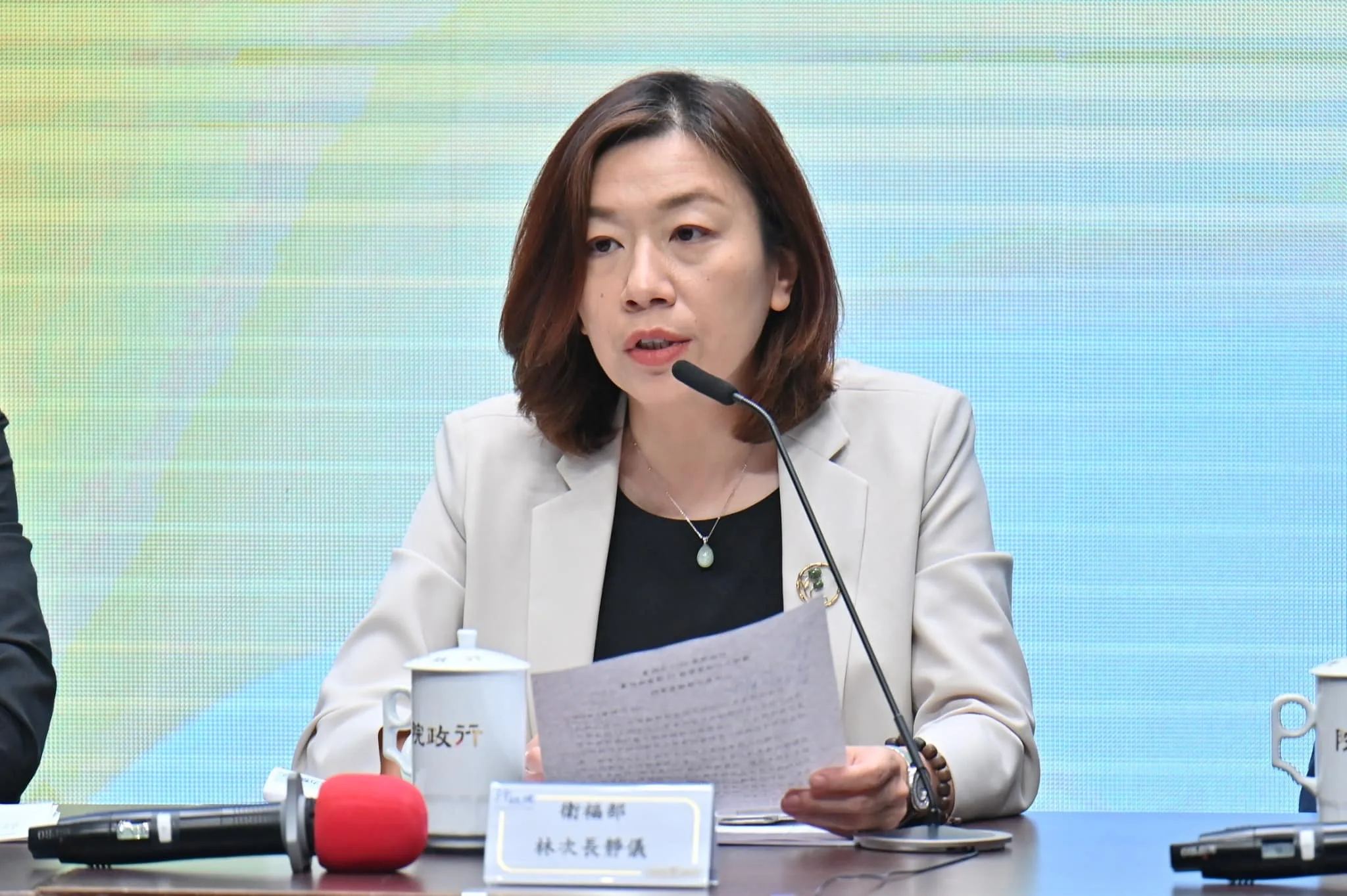 衛福部次長林靜儀。翻攝林靜儀FB