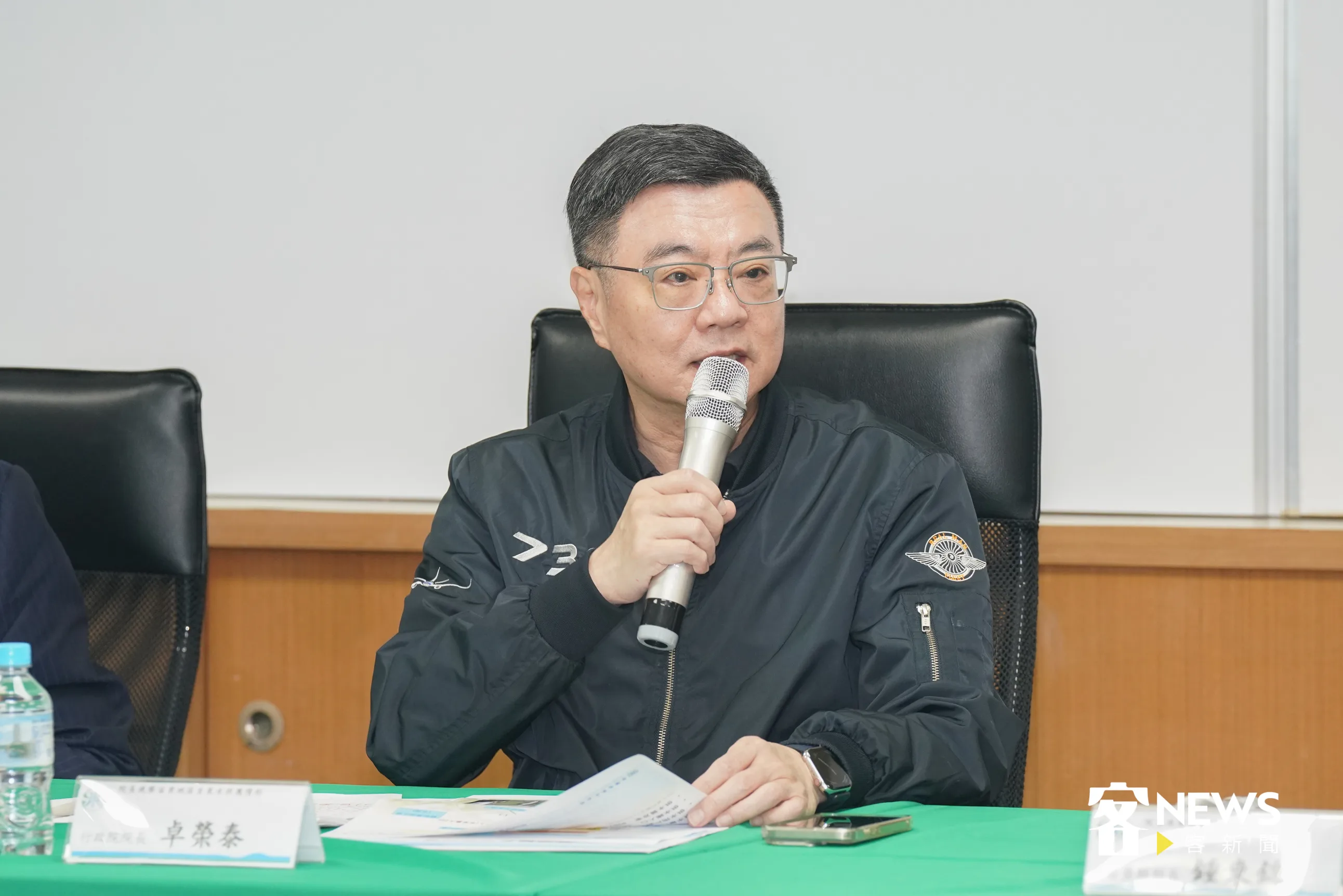 卓榮泰表示,中央會解決水電交通問題,讓桃竹苗大矽谷均衡完成。洪俊傑攝