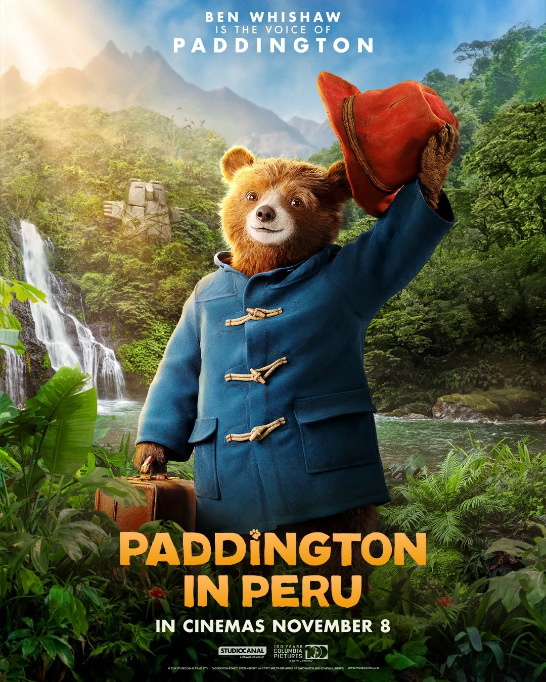 《柏靈頓：秘魯大冒險》電影海報。翻攝自Paddington Bear FB