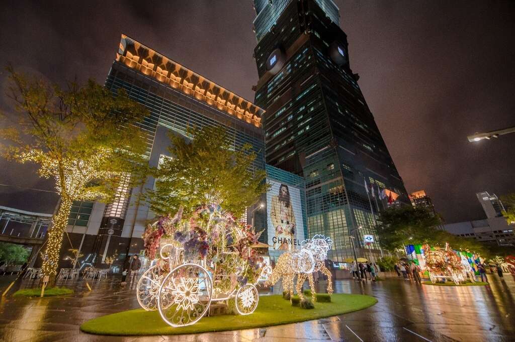 圖為台北101過去的耶誕裝飾。翻攝travel.taipei/