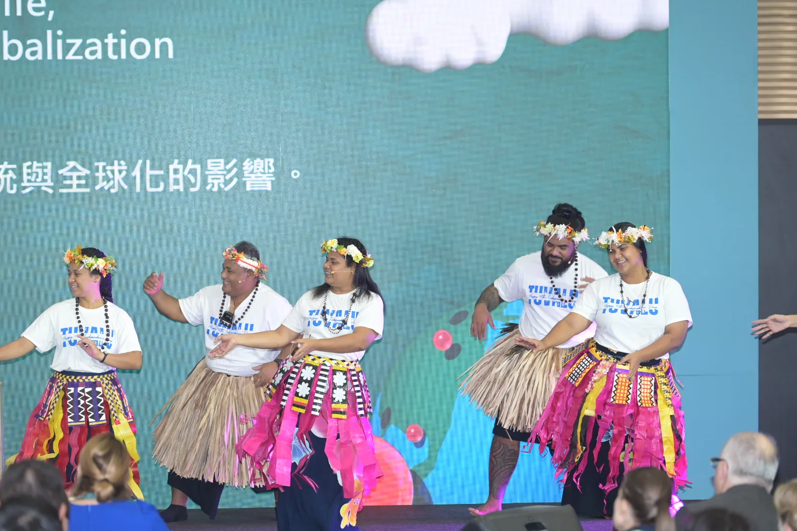旅展開幕由吐瓦魯表演揭開序幕。洪俊傑攝