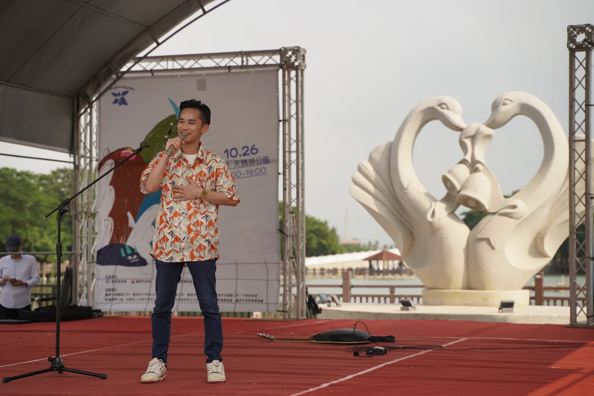 來自竹東的華客語創作金曲歌手陳瑋儒。翻攝自南市府客委會