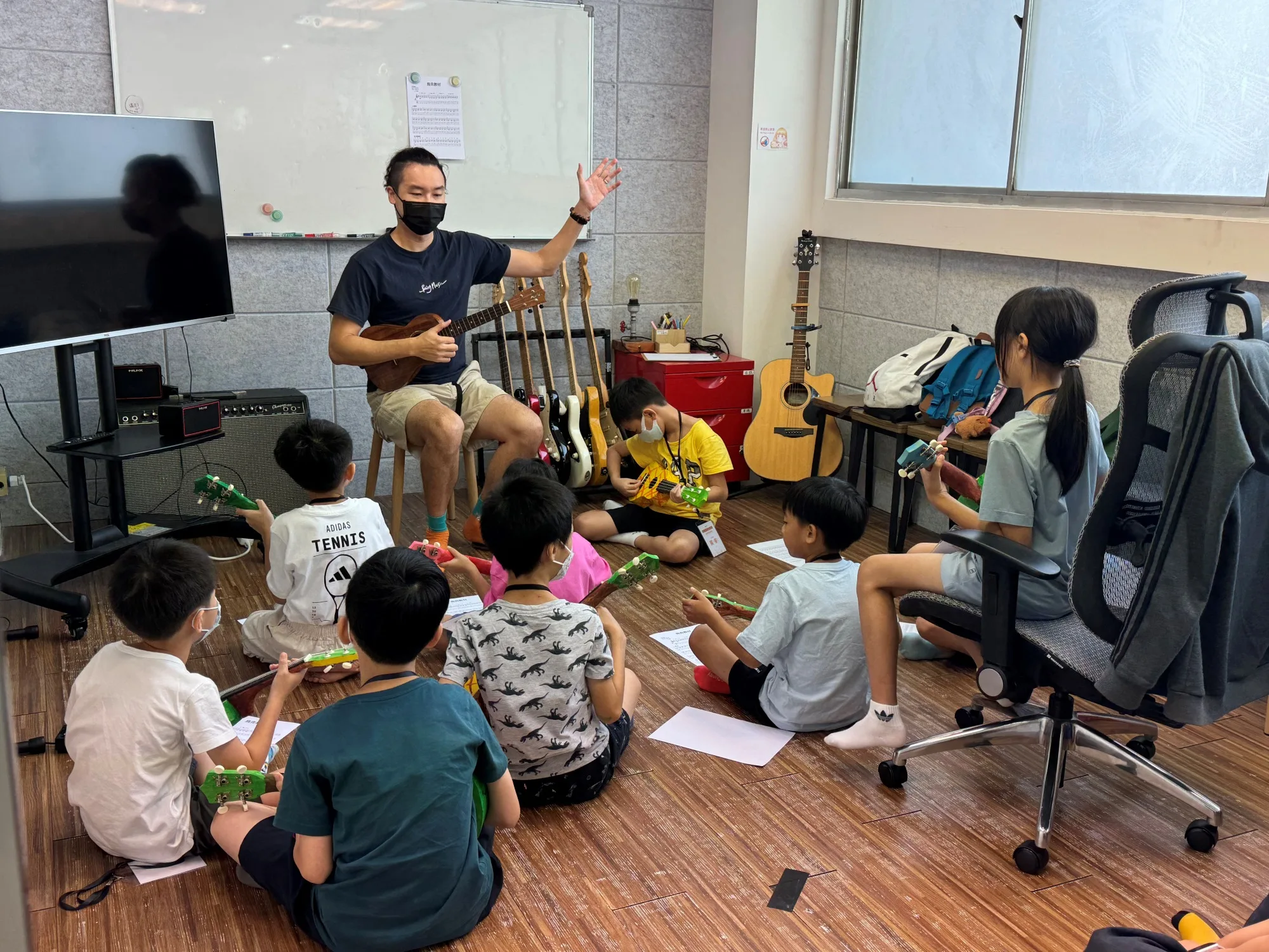 收冬慶系列活動音樂體驗,資料照。北市客基會提供