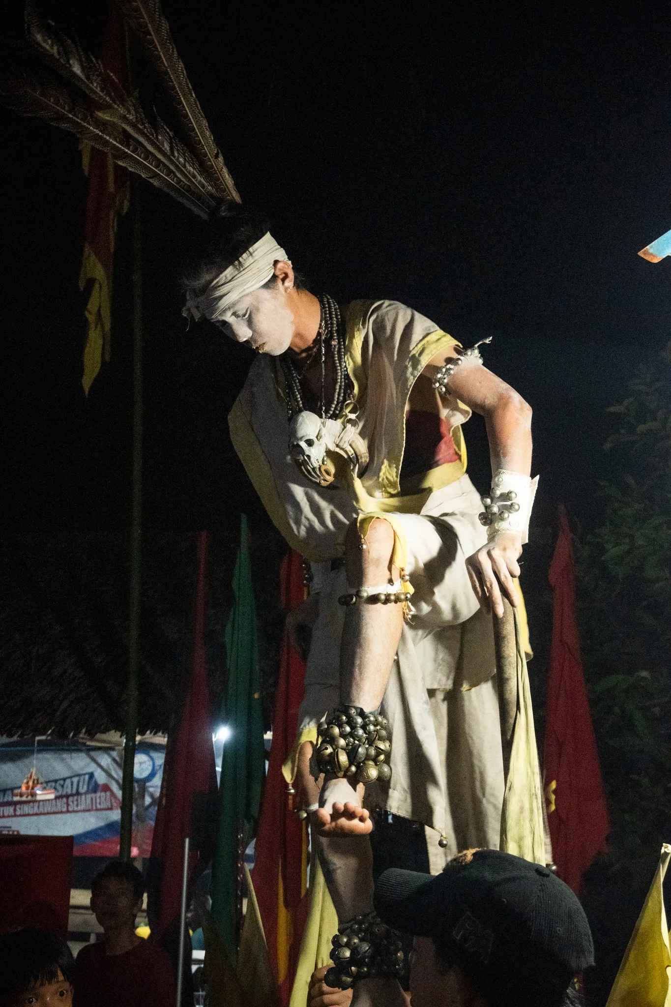 山口洋特有的祭儀「跳童」。洪俊傑攝