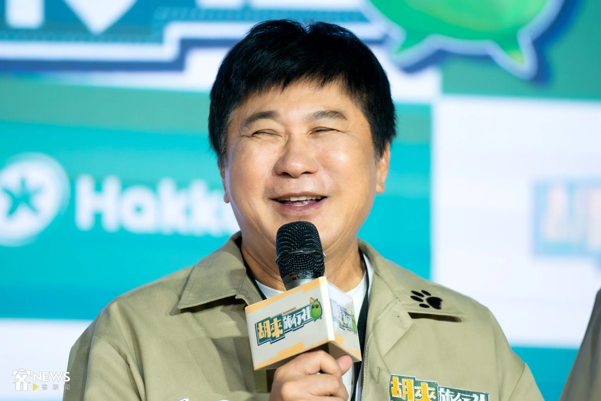 藝人胡瓜跟大家分享這次節目中的趣事。朱愷元攝